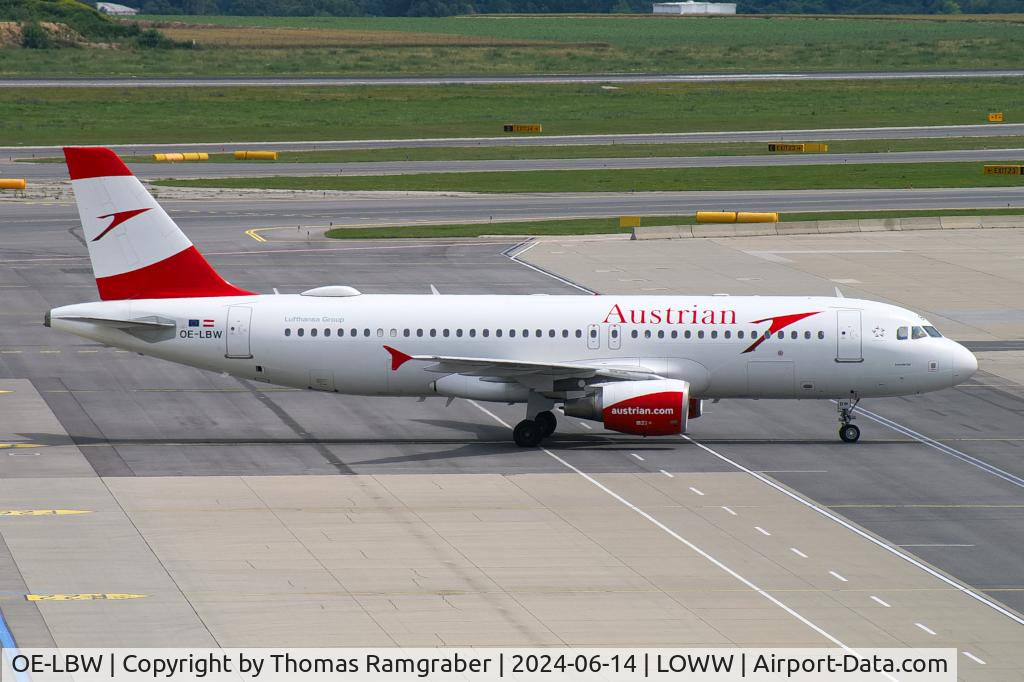 OE-LBW, 2001 Airbus A320-214 C/N 1678, Austrian Airlines Airbus A320