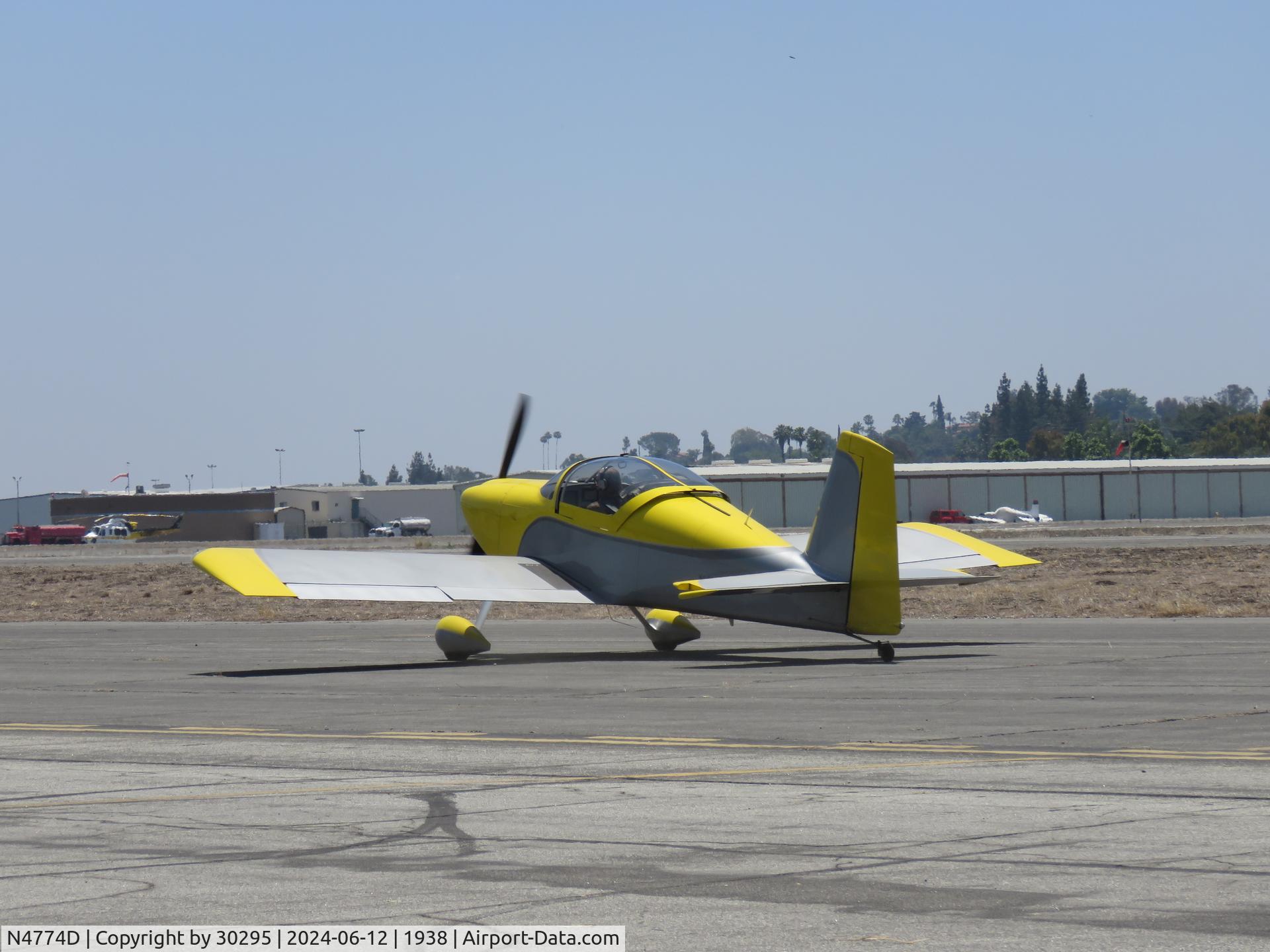 N4774D, 2015 Vans RV-7 C/N 73847, On taxiway