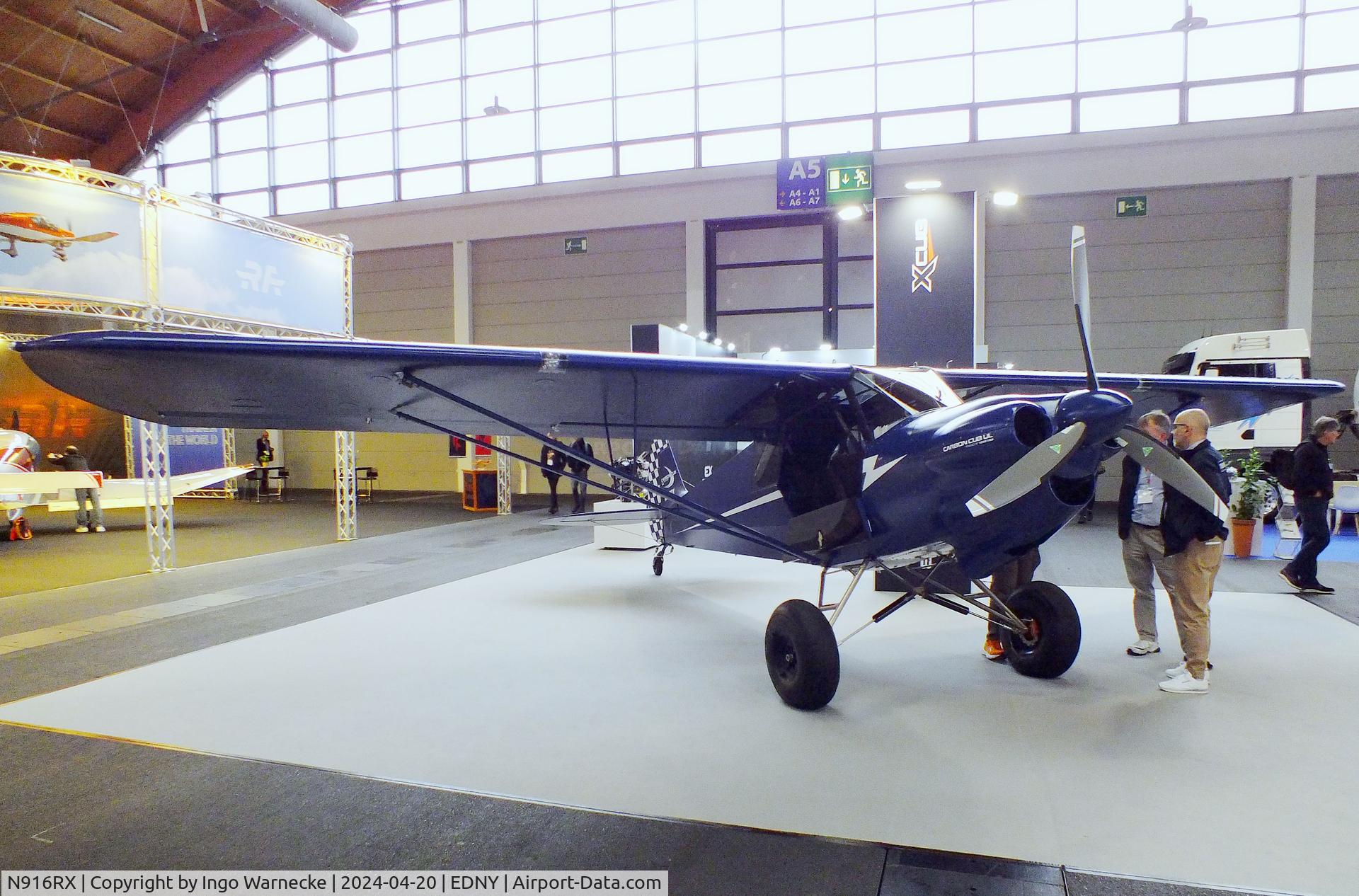 N916RX, 2024 UL Aero LLC CCX-1865 Carbon Cub UL C/N CCX-1865-1001, UL Aero LLC CCX-1865 Carbon Cub UL at the AERO 2024, Friedrichshafen