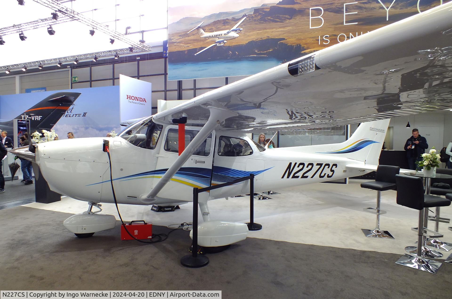 N227CS, 2024 Cessna 172S Skyhawk C/N 172S13127, Cessna 172S Skyhawk at the AERO 2024, Friedrichshafen