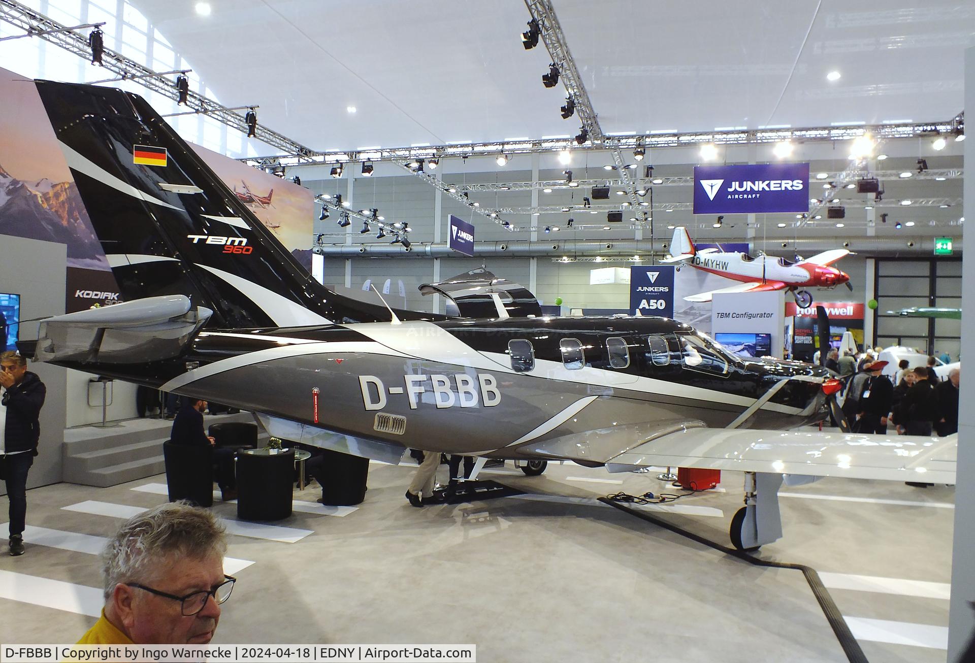 D-FBBB, 2022 Daher TBM-960 C/N 1474, Daher-Socata TBM-960 at the AERO 2024, Friedrichshafen