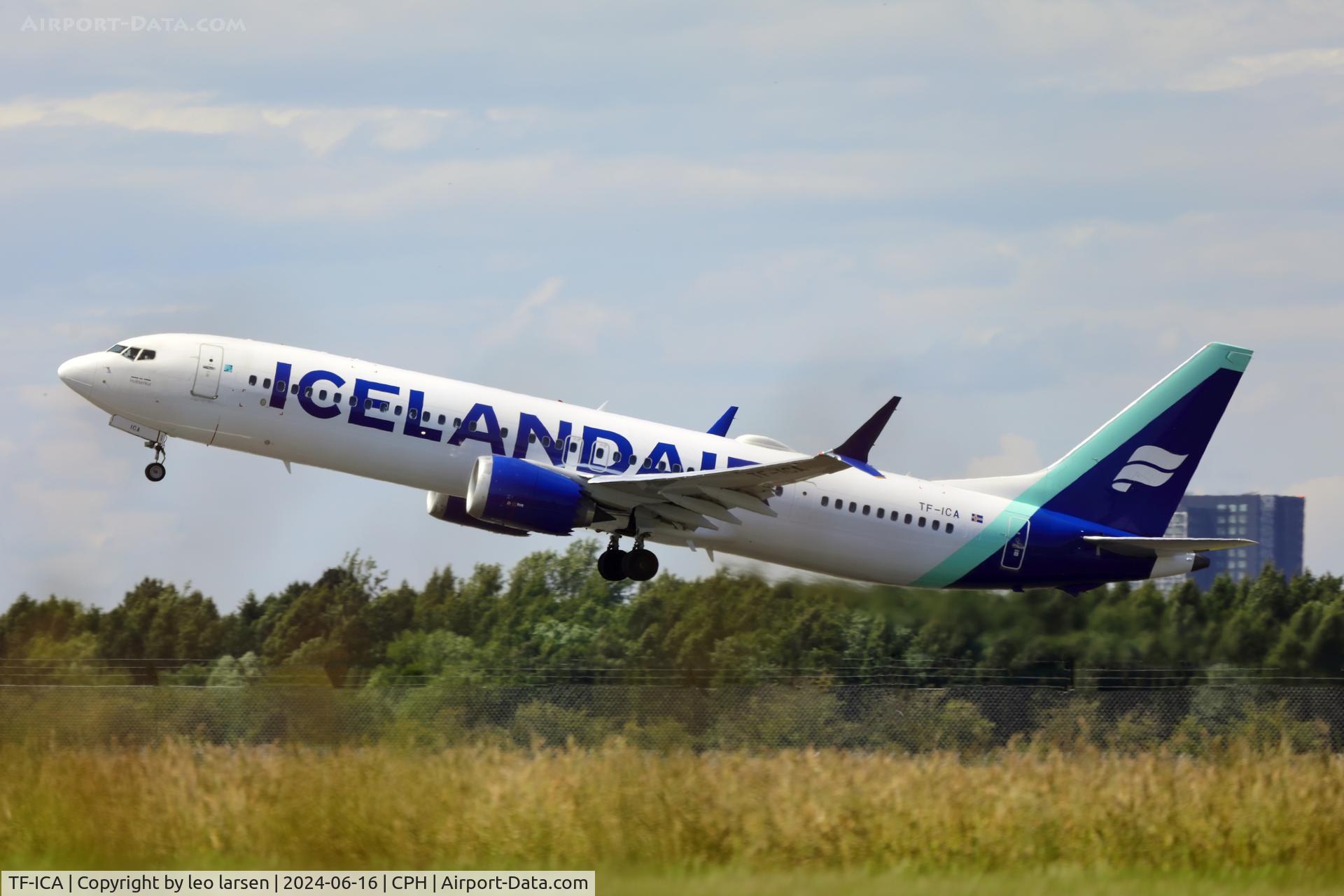 TF-ICA, 2019 Boeing 737-9 MAX C/N 44357, Copenhagen 16.6.2024