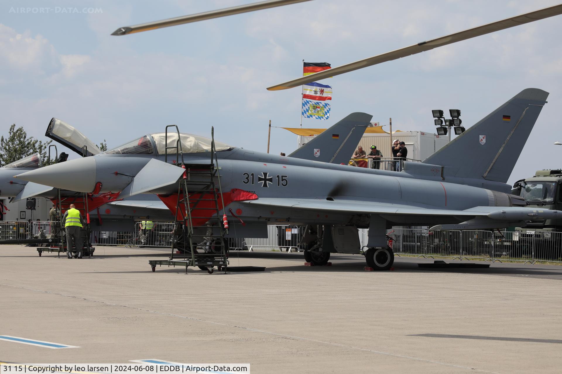 31 15, Eurofighter EF-2000 Typhoon S C/N AS008, Berlin ILA 8.6.2024