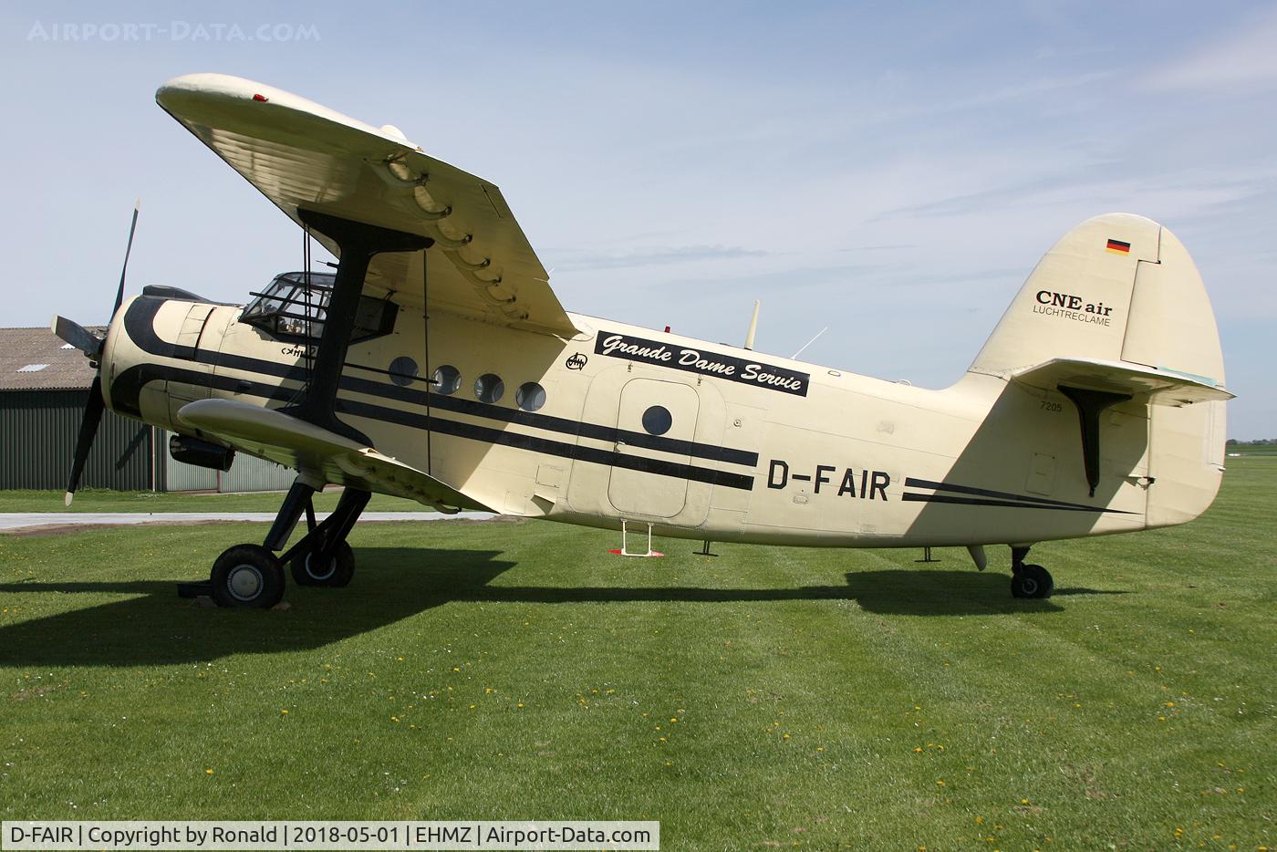 D-FAIR, 1956 Antonov An-2 C/N 172(473)05/1G17205, at ehmz