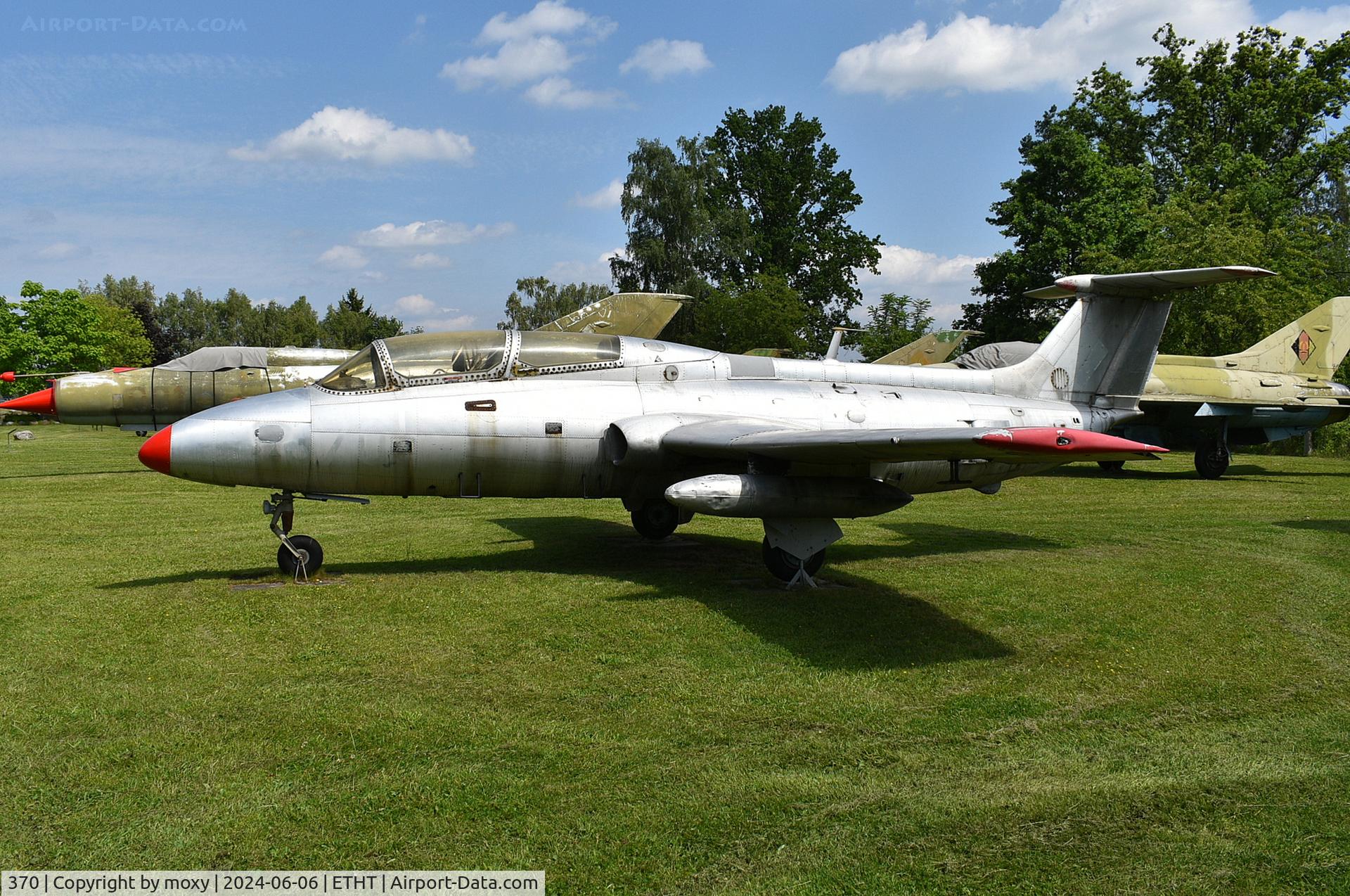 370, Aero L-29 Delfin C/N 290370, Aero L-29 Delfin, c/n: 290370 at the Cottbus Aircraft Museum .