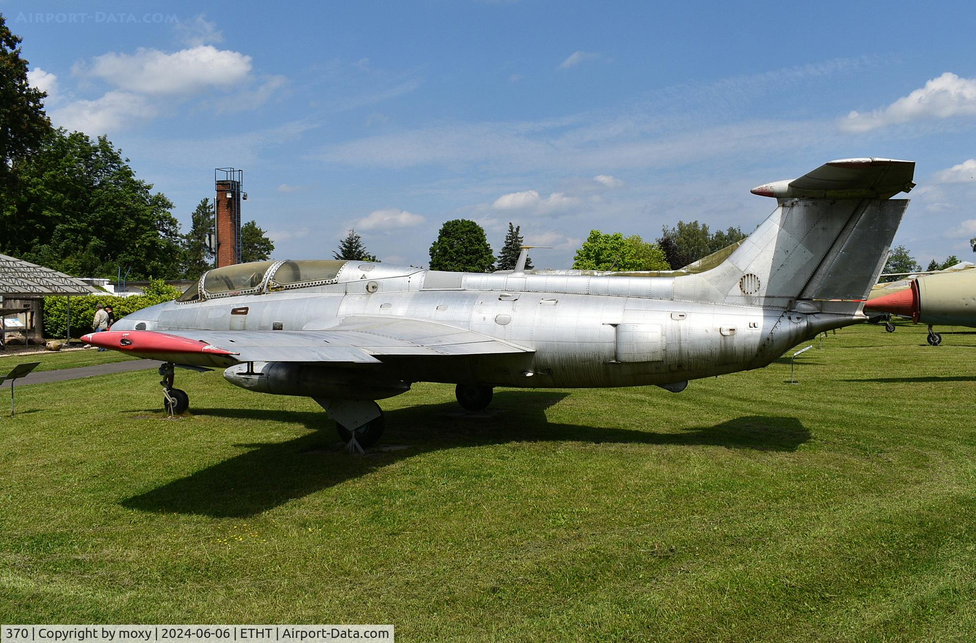 370, Aero L-29 Delfin C/N 290370, Aero L-29 Delfin, c/n: 290370 at the Cottbus Aircraft Museum .