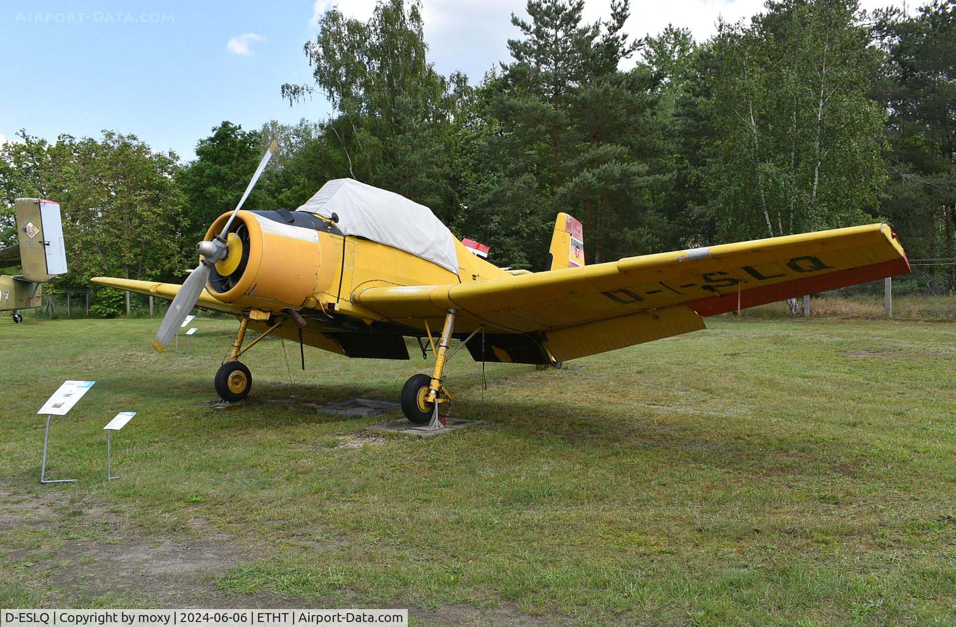 D-ESLQ, 1972 Let Z-37A Cmelak C/N 14-20, Let Z-37A Cmelak at the Cottbus Aircraft Museum.