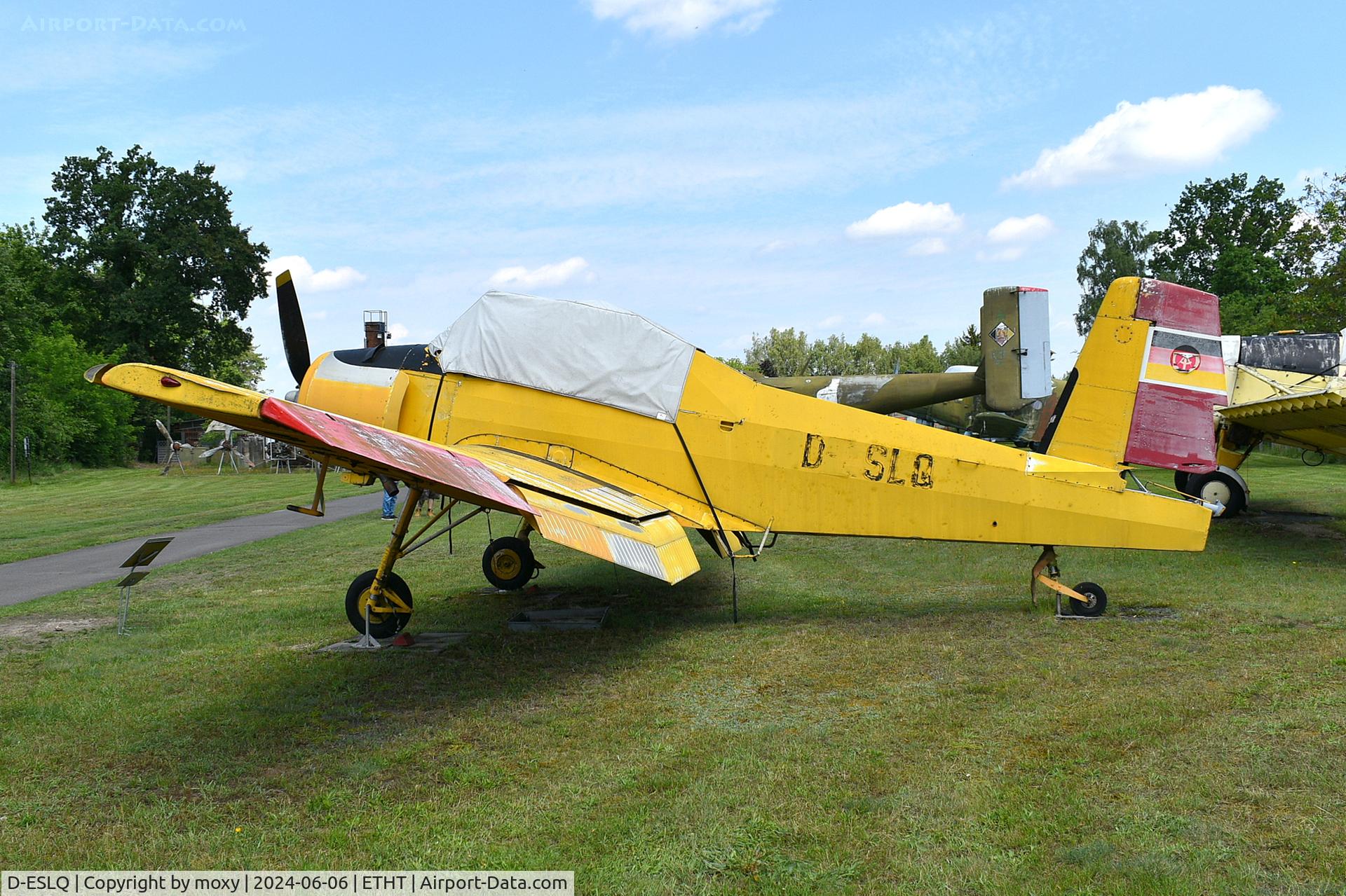 D-ESLQ, 1972 Let Z-37A Cmelak C/N 14-20, Let Z-37A Cmelak at the Cottbus Aircraft Museum.