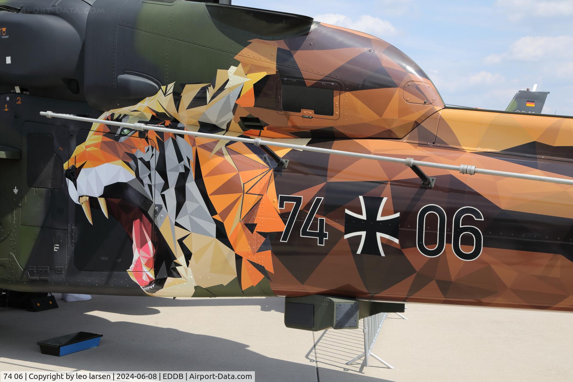 74 06, Eurocopter EC-665 Tiger UHT C/N 1006, Berlin ILA 8.6.2024