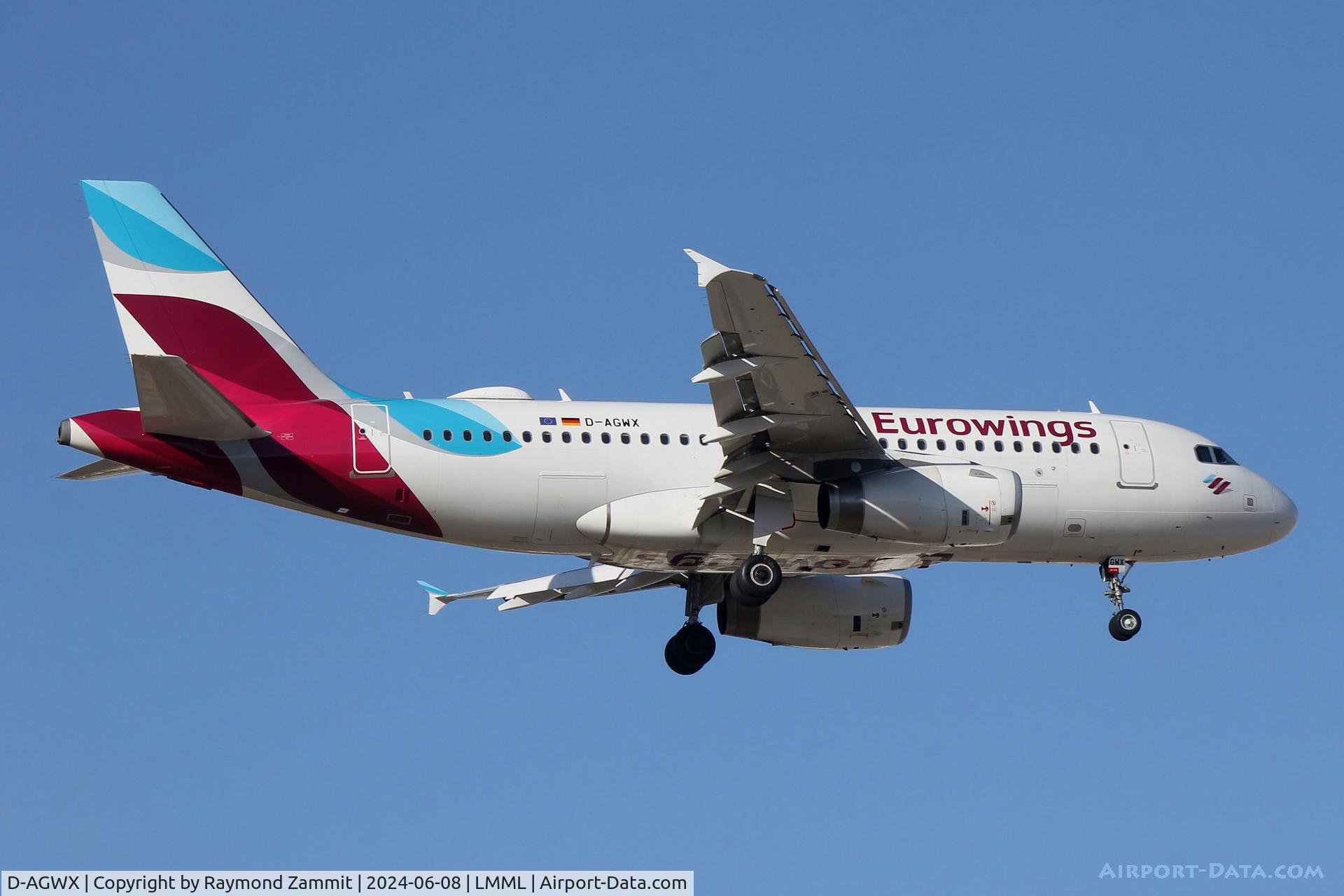 D-AGWX, 2013 Airbus A319-132 C/N 5569, A319  D-AGWX Eurowings