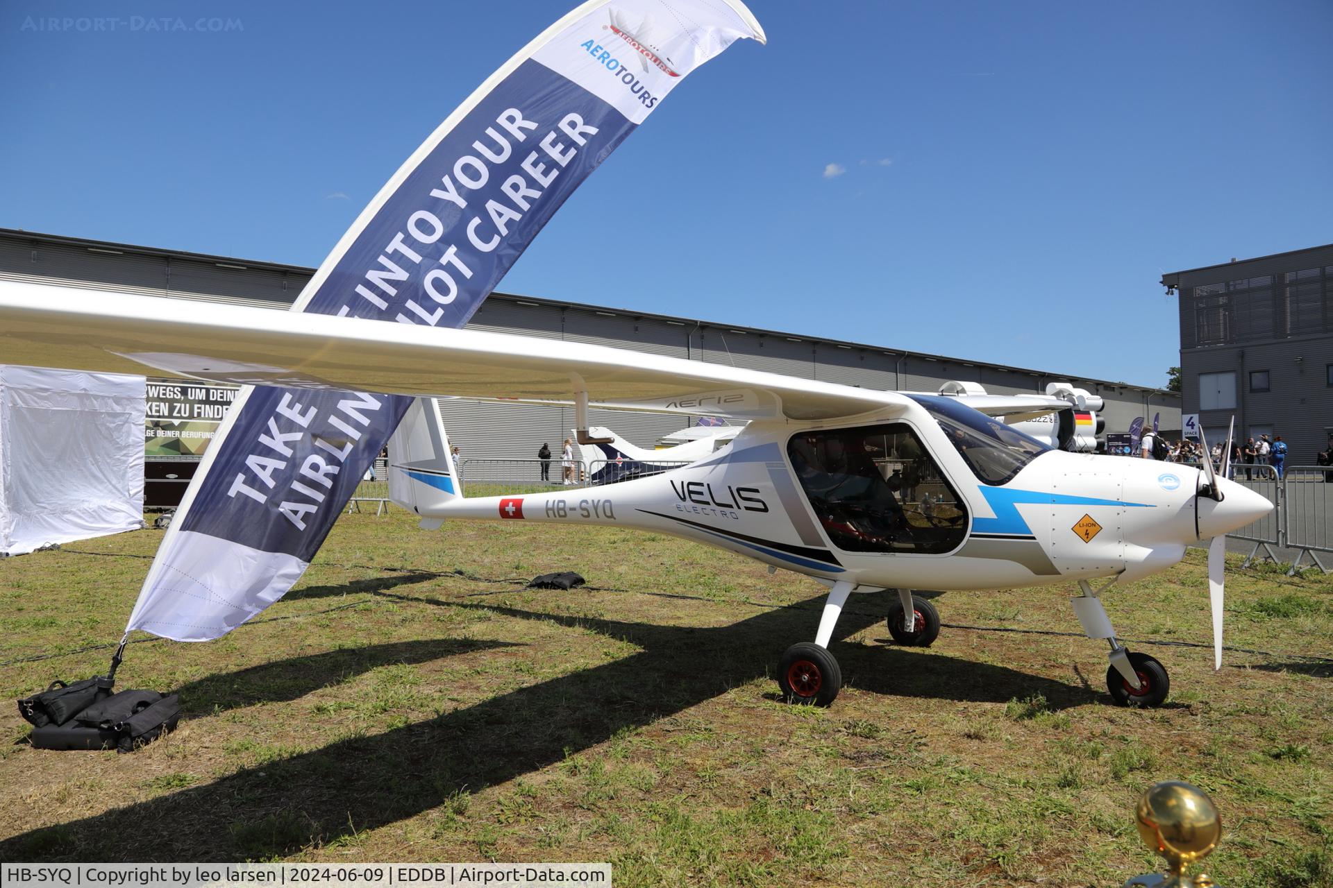 HB-SYQ, 2021 Pipistrel Virus SW 128 C/N VSW1280027, Berlin ILA 9.6.2024