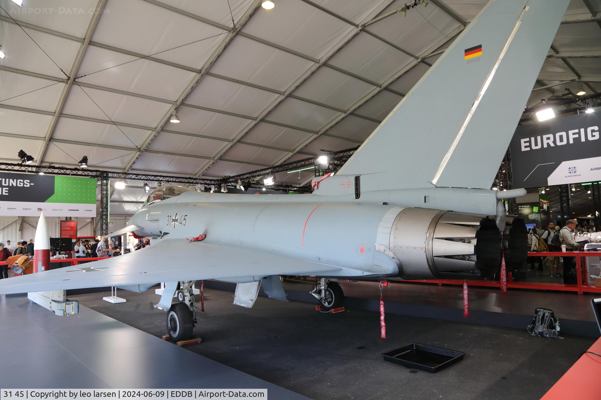 31 45, Eurofighter EF-2000 Typhoon S C/N GS0105, Berlin ILA 9.6.2024