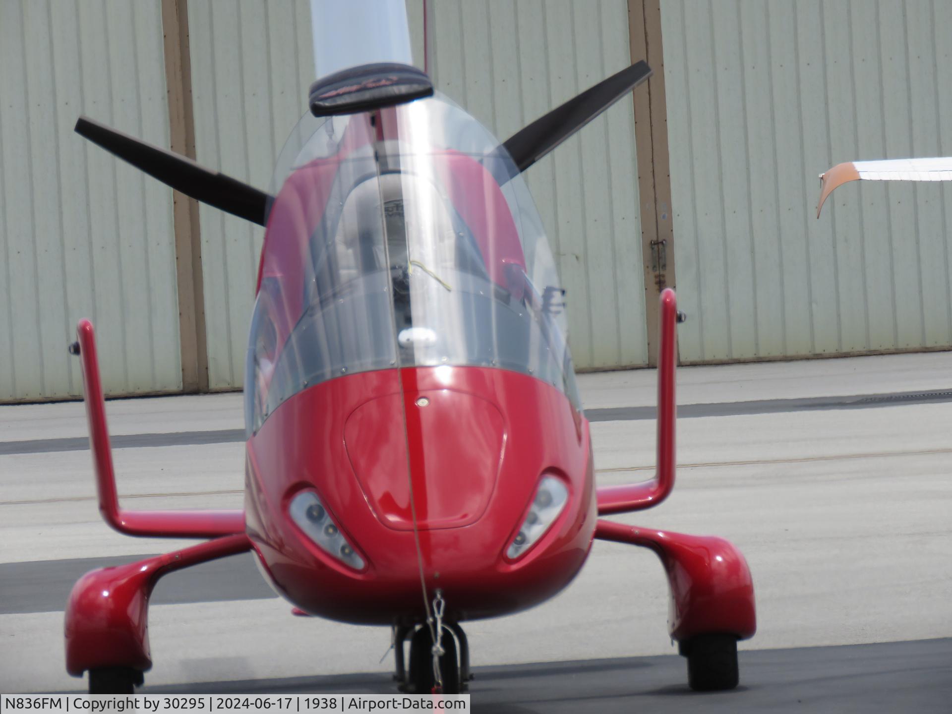 N836FM, 2018 Autogyro GmbH MTO Sport C/N M01478, Looks angry