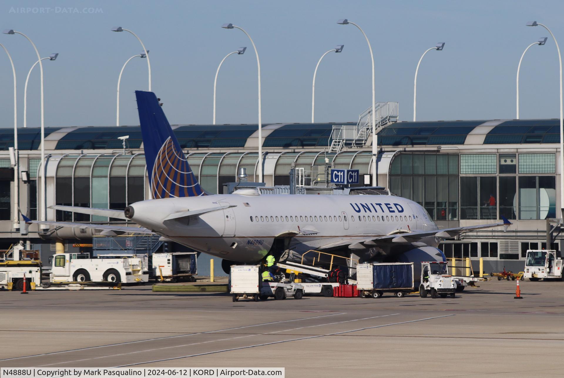 N4888U, 2007 Airbus A319-132 C/N 3258, Airbus A319-132