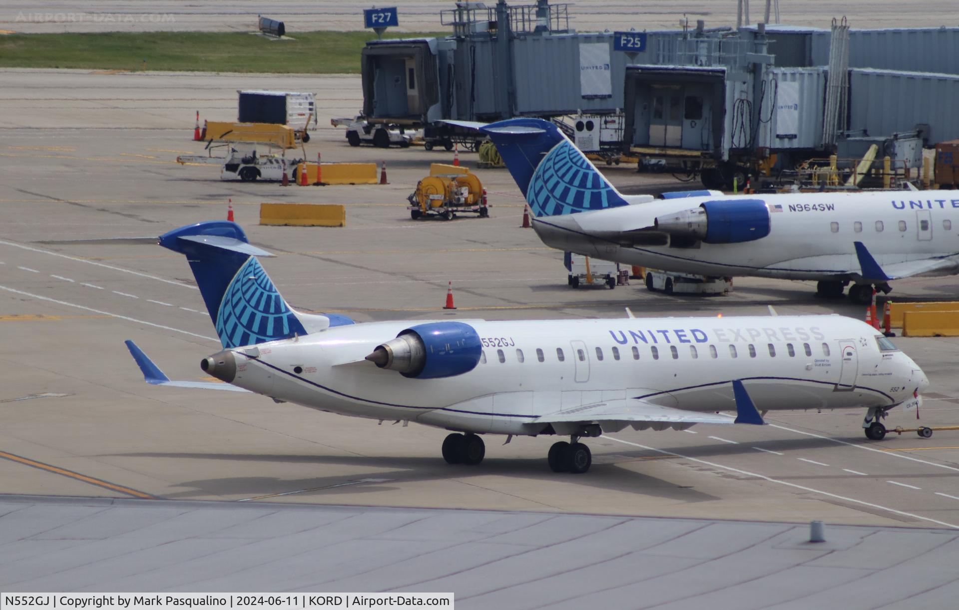 N552GJ, 2009 Bombardier CRJ-702 (CL-600-2C10) C/N 10287, CL-600-2C10