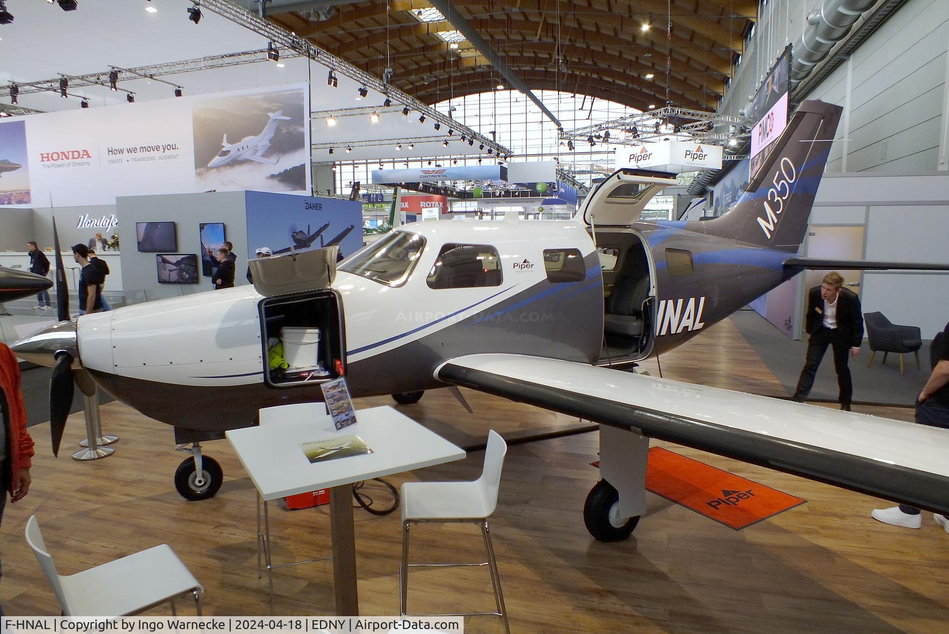 F-HNAL, 2021 Piper PA-46-350P Malibu Mirage C/N 4636789, Piper PA-46-350P Malibu Mirage at the AERO 2024, Friedrichshafen