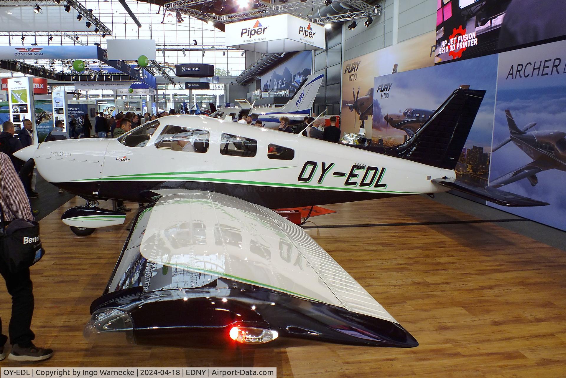 OY-EDL, 2020 Piper PA-28-181 Archer III DLX C/N 2881371, Piper PA-28-181 Archer III DLX at the AERO 2024, Friedrichshafen