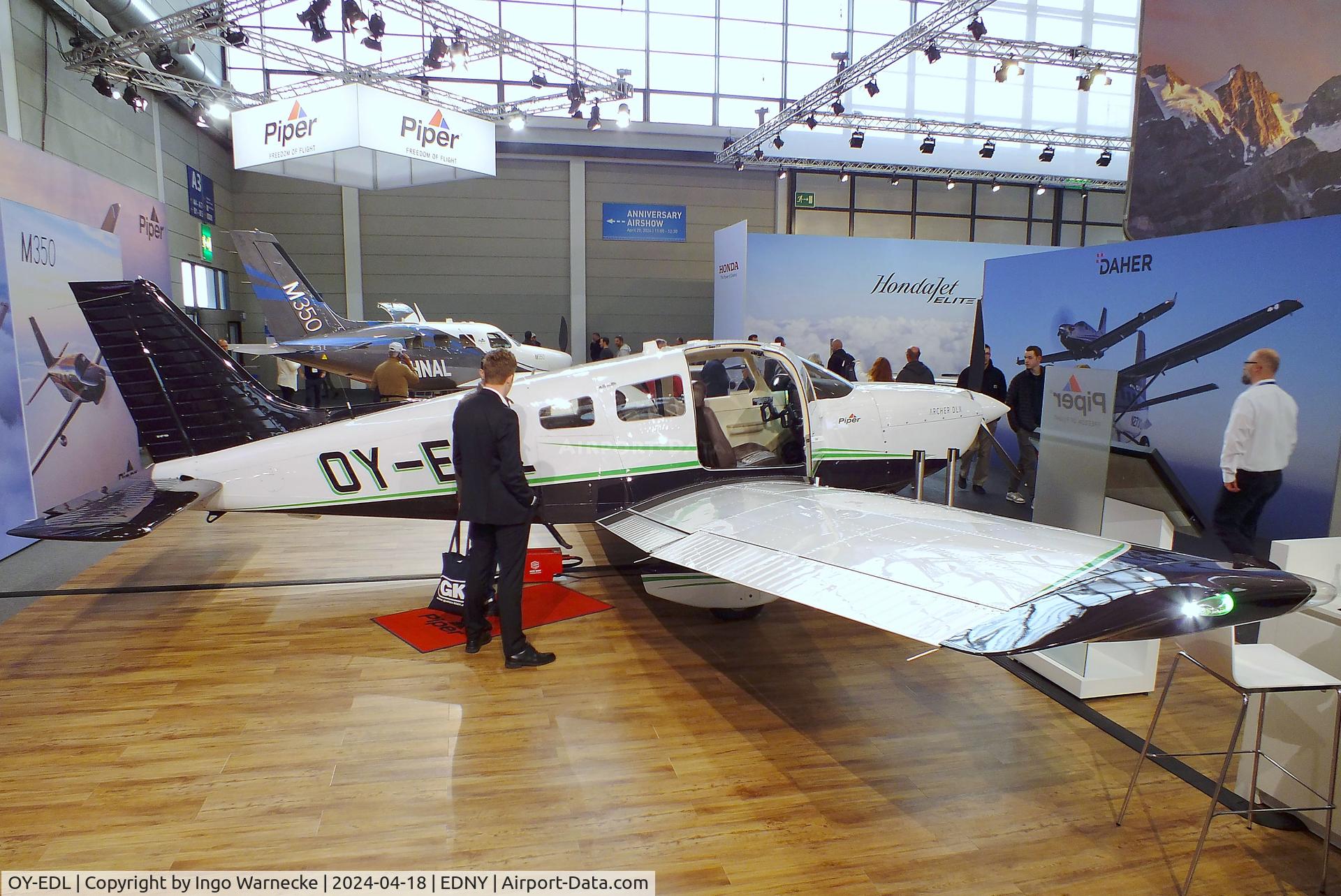 OY-EDL, 2020 Piper PA-28-181 Archer III DLX C/N 2881371, Piper PA-28-181 Archer III DLX at the AERO 2024, Friedrichshafen