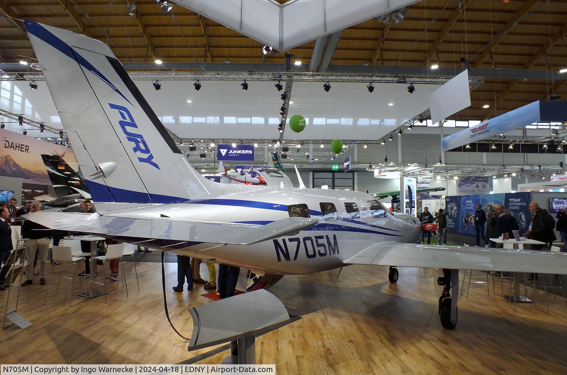 N705M, 2024 Piper PA-46-701TP M700 Fury C/N 46020005, Piper PA-46-701TP M700 Fury at the AERO 2024, Friedrichshafen