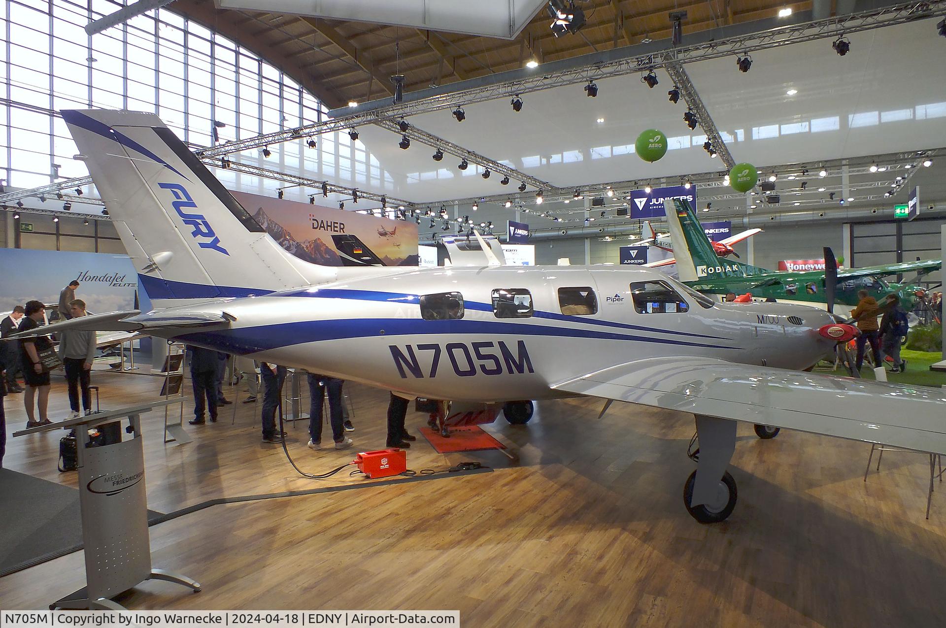 N705M, 2024 Piper PA-46-701TP M700 Fury C/N 46020005, Piper PA-46-701TP M700 Fury at the AERO 2024, Friedrichshafen