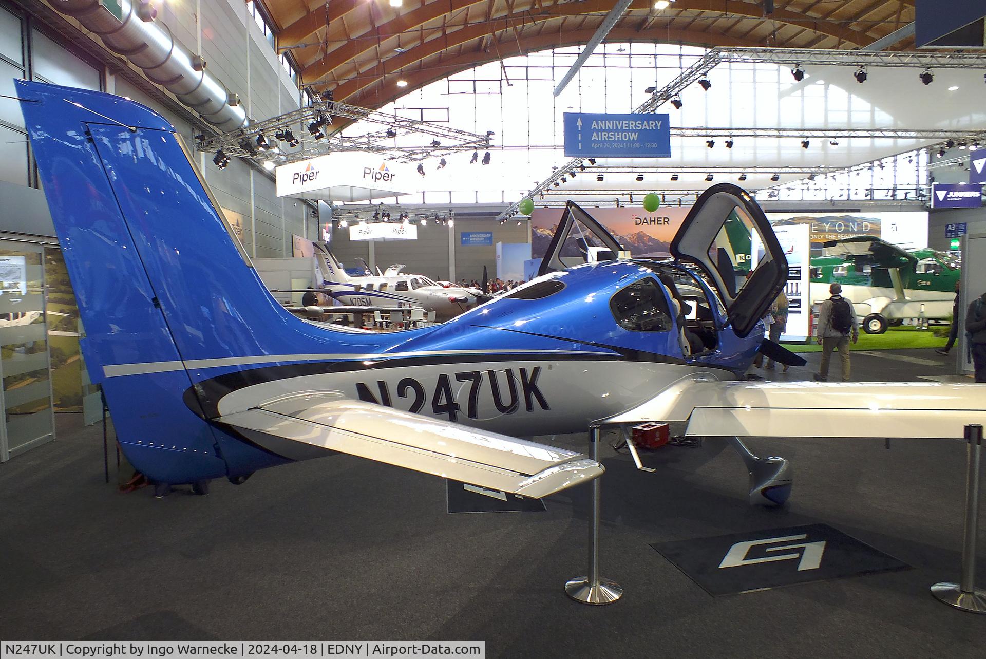 N247UK, Cirrus SR22T C/N 9774, Cirrus SR22T at the AERO 2024, Friedrichshafen