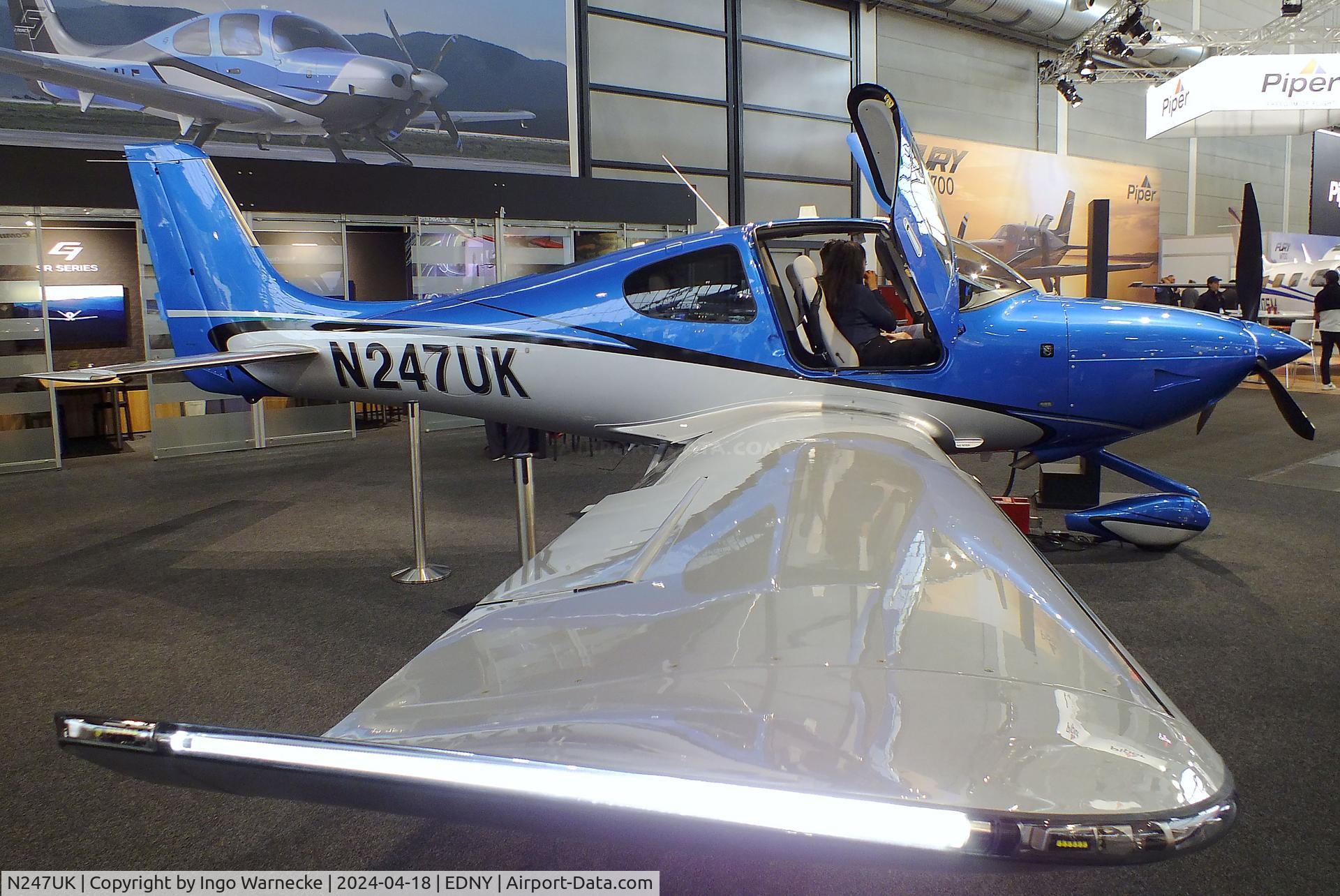 N247UK, Cirrus SR22T C/N 9774, Cirrus SR22T at the AERO 2024, Friedrichshafen