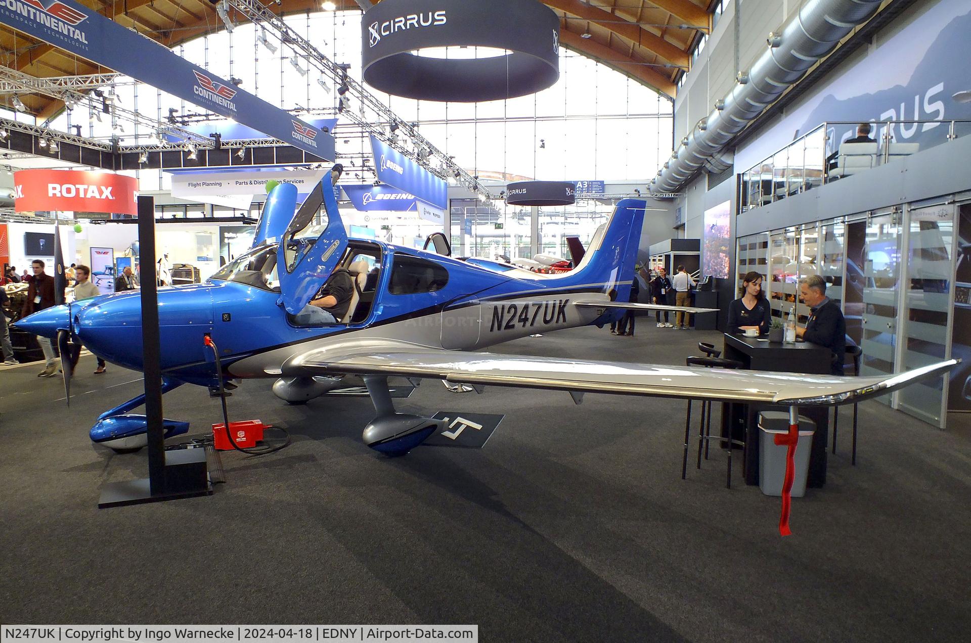 N247UK, Cirrus SR22T C/N 9774, Cirrus SR22T at the AERO 2024, Friedrichshafen