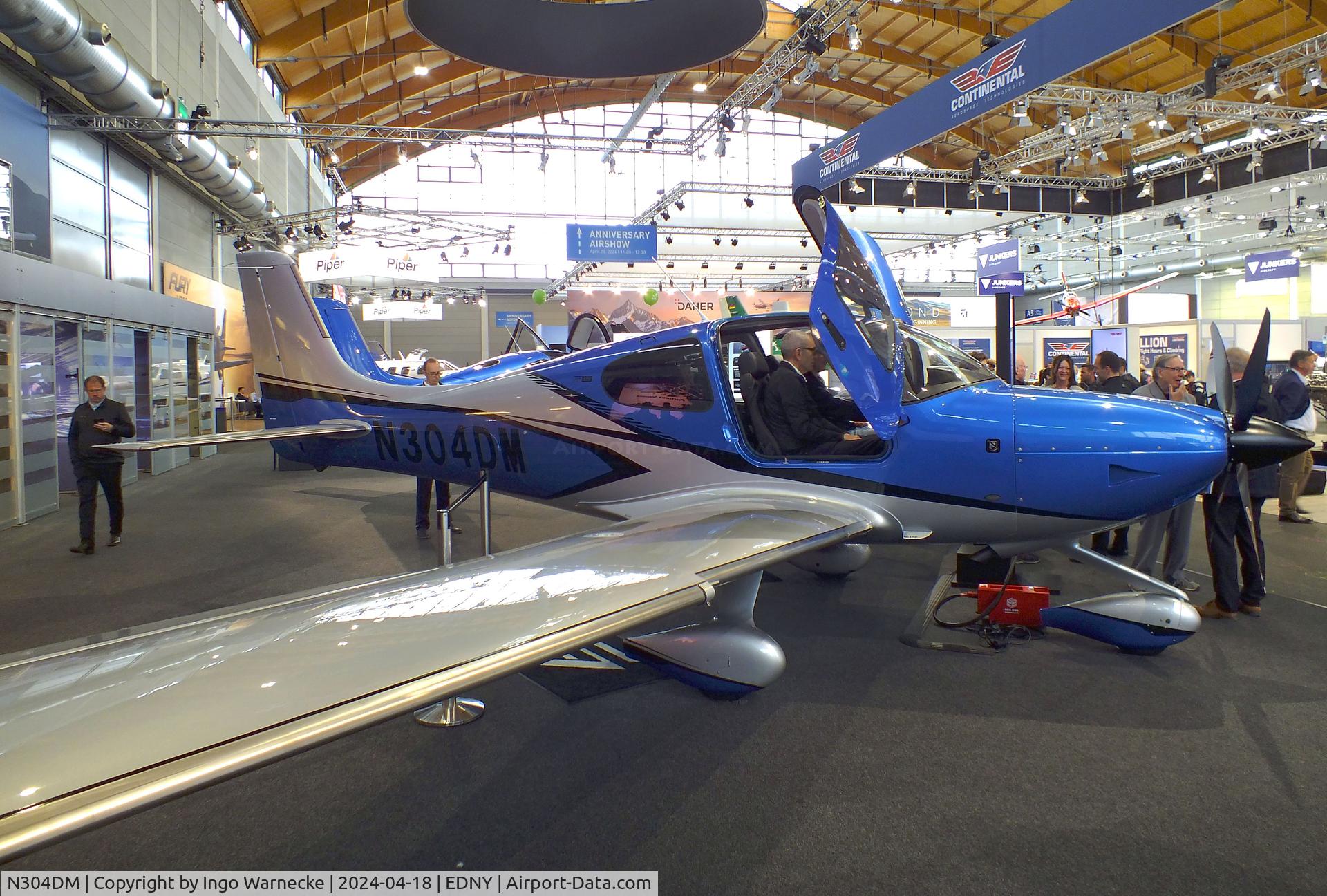 N304DM, 2024 Cirrus SR22T C/N 9782, Cirrus SR22T GTS at the AERO 2024, Friedrichshafen