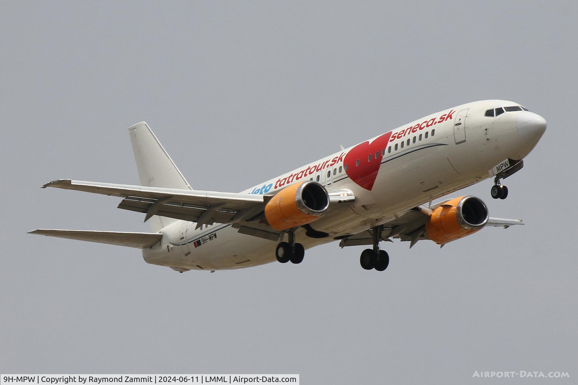 9H-MPW, 1991 Boeing 737-484 C/N 25417, B737-400 9H-MPW Air Horizont