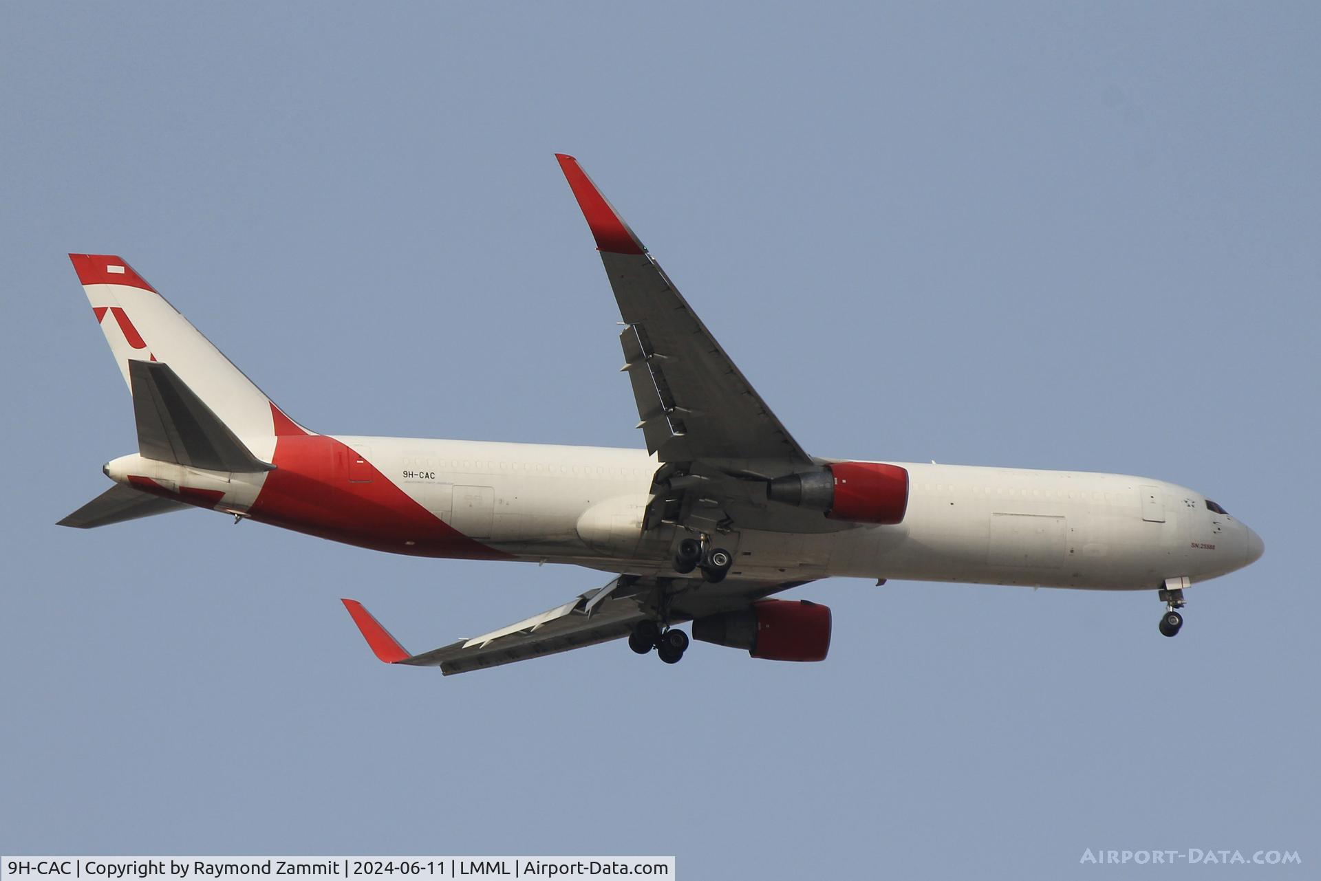 9H-CAC, 1996 Boeing 767-333/ER C/N 25588, B767 9H-CAC Challenge Airlines Malta