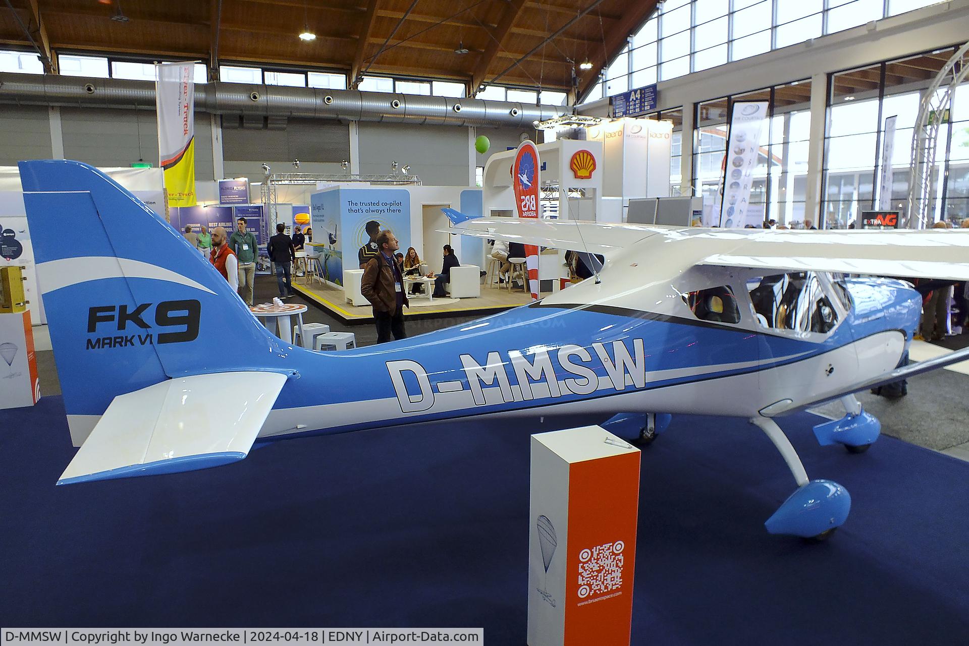 D-MMSW, B & F Technik FK-9 Mark VI C/N not found_D-MMSW, B & F Technik FK-9 Mk VI at the AERO 2024, Friedrichshafen