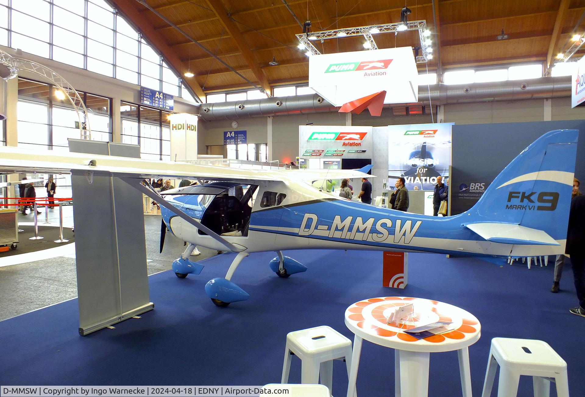 D-MMSW, B & F Technik FK-9 Mark VI C/N not found_D-MMSW, B & F Technik FK-9 Mk VI at the AERO 2024, Friedrichshafen