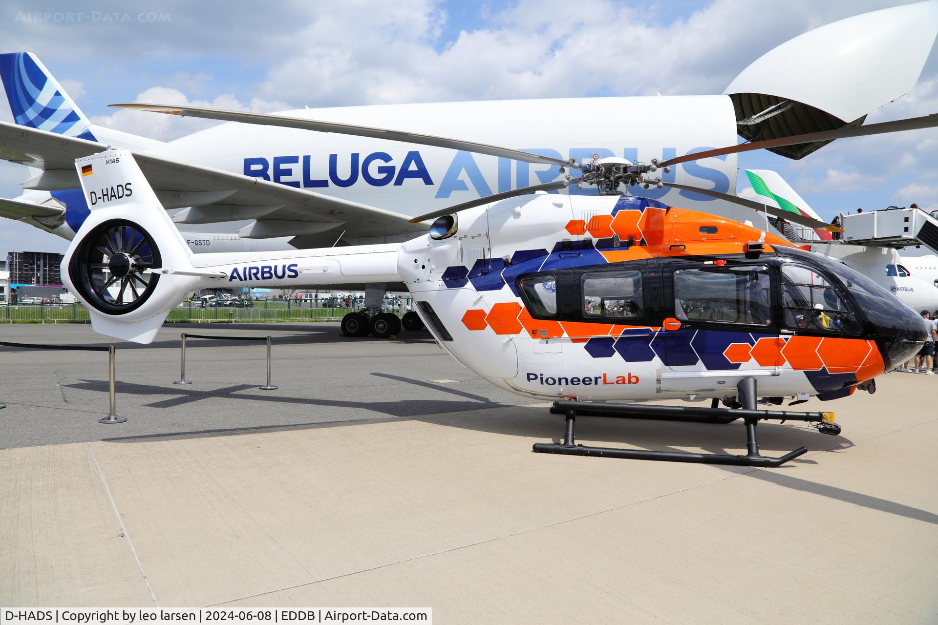 D-HADS, Airbus H-145T-2 C/N 20007, Berlin ILA 8.6.2024