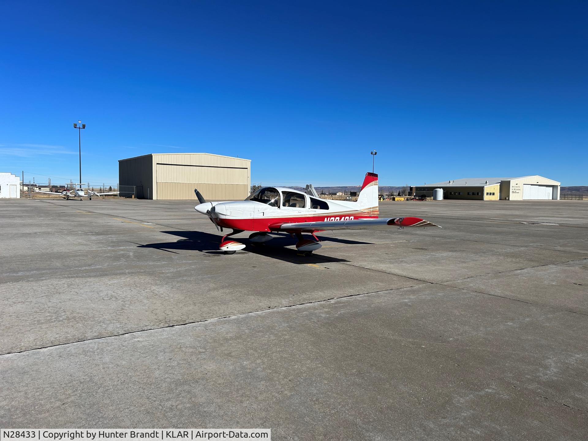 N28433, 1977 Grumman American AA-5B Tiger C/N AA5B0609, N28433 KLAR