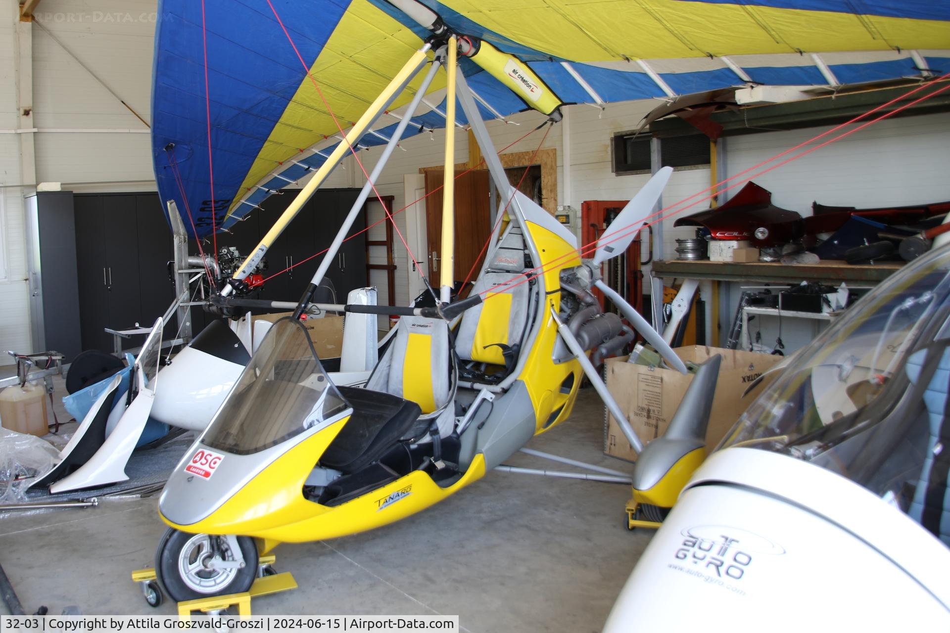 32-03, Air Creation iXess / Tanarg 582 HP Jaune C/N A06015-5154 / T06009, Becsehely, Mura Airport, Hungary