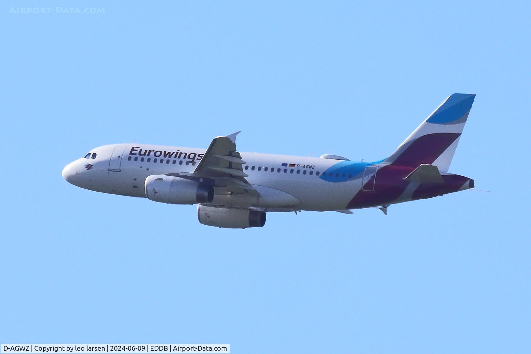 D-AGWZ, 2013 Airbus A319-132 C/N 5978, Berlin 9.6.2024