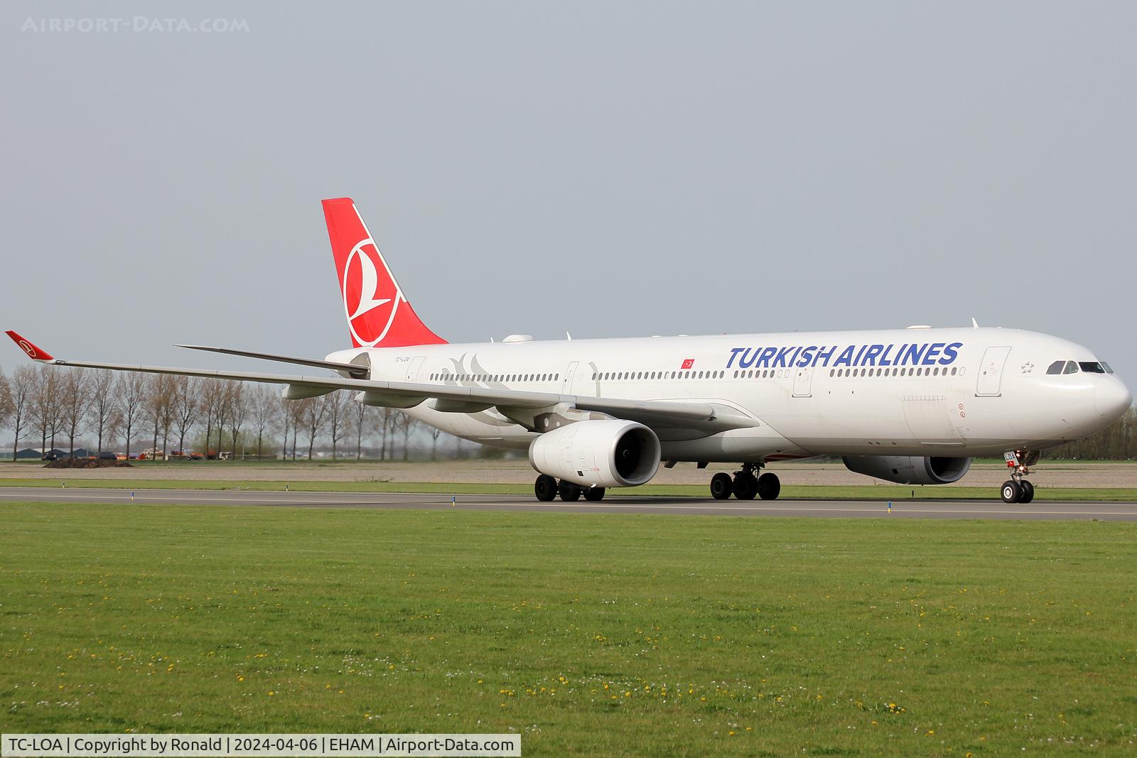 TC-LOA, 2013 Airbus A330-343E C/N 1483, at eham