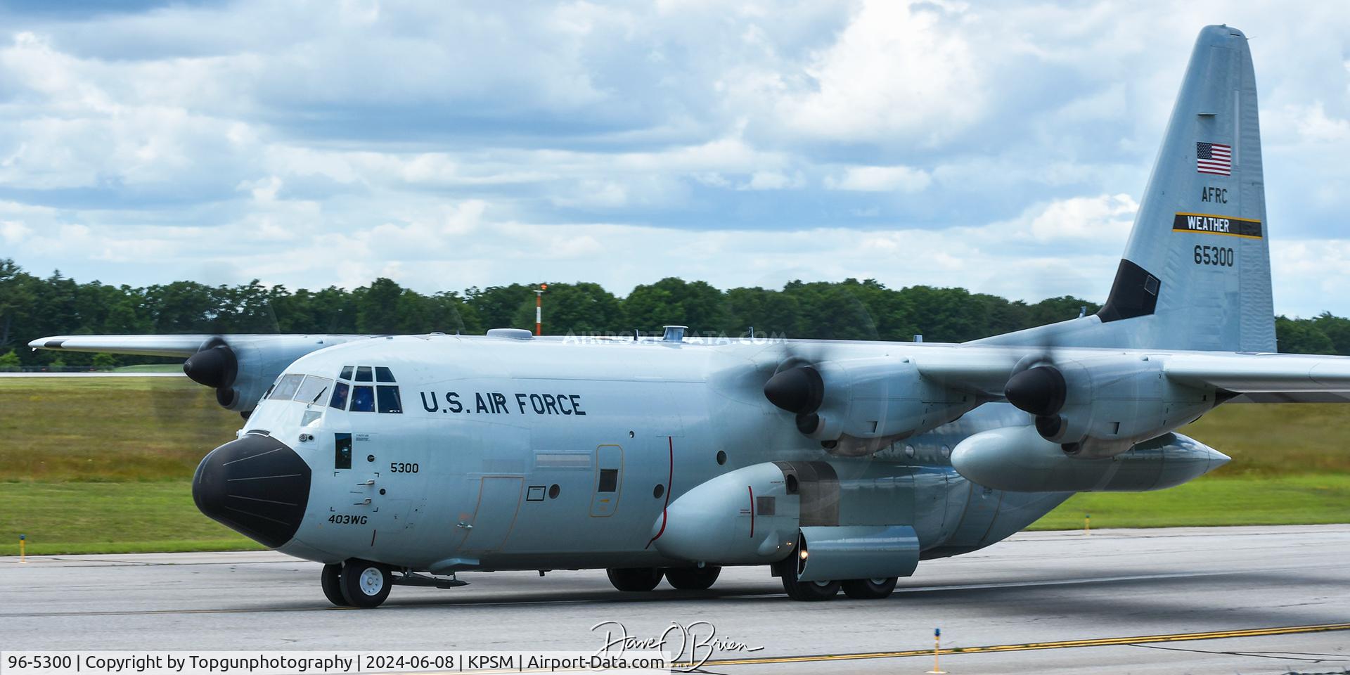 96-5300, 1996 Lockheed Martin WC-130J Hercules C/N 382-5451, 53rd WRS	Keesler AFB, MS