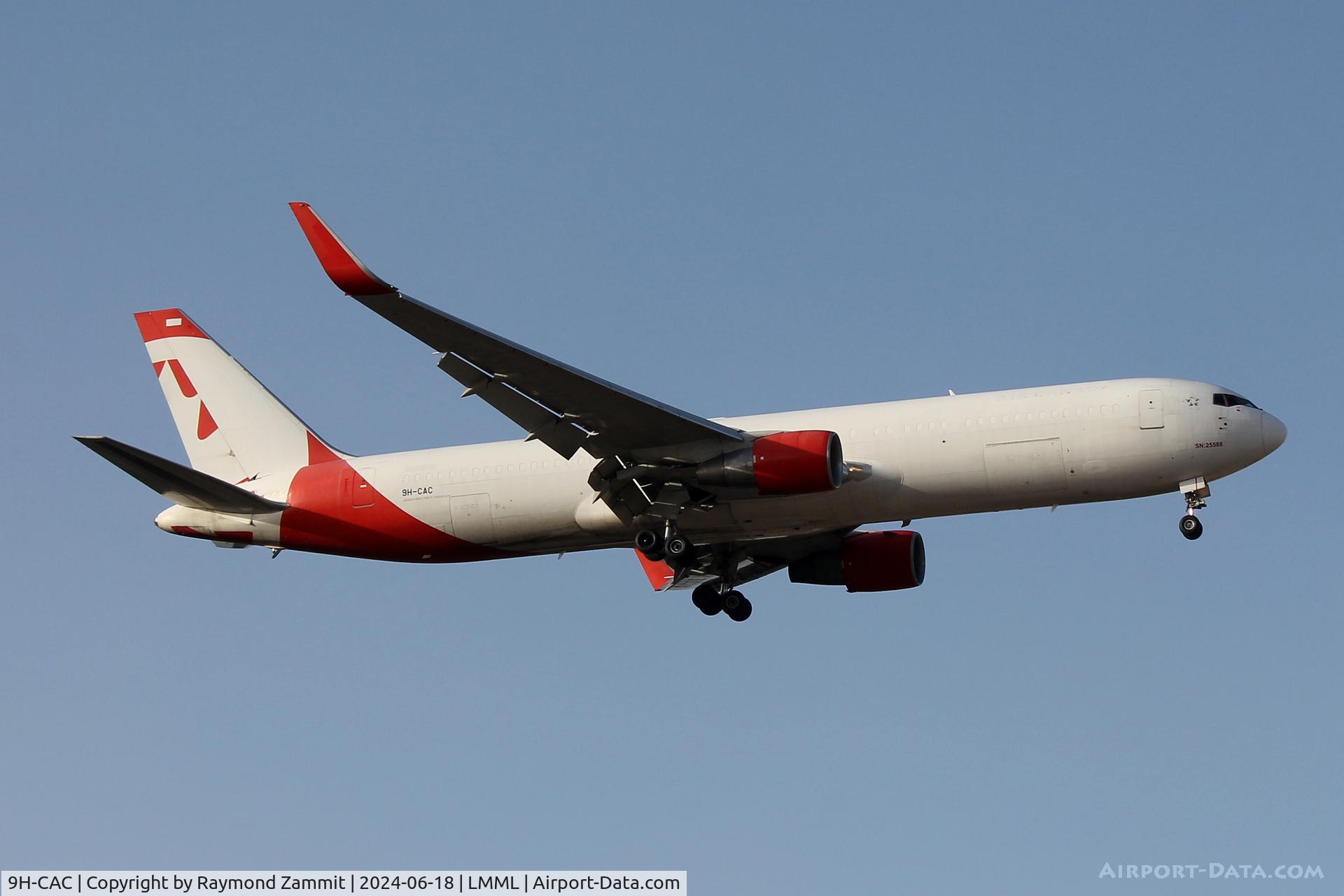 9H-CAC, 1996 Boeing 767-333/ER C/N 25588, B767 9H-CAC Challenge Airlines Malta