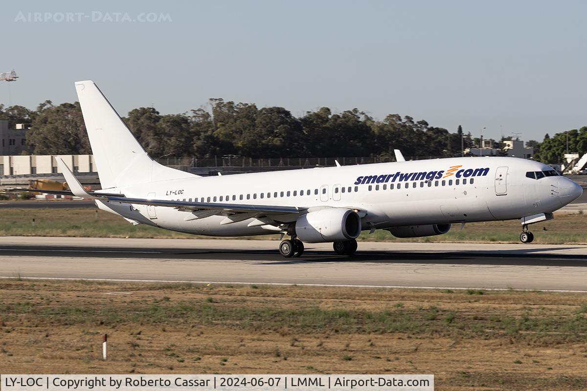 LY-LOC, 2007 Boeing 737-85P C/N 33980, Runway 13