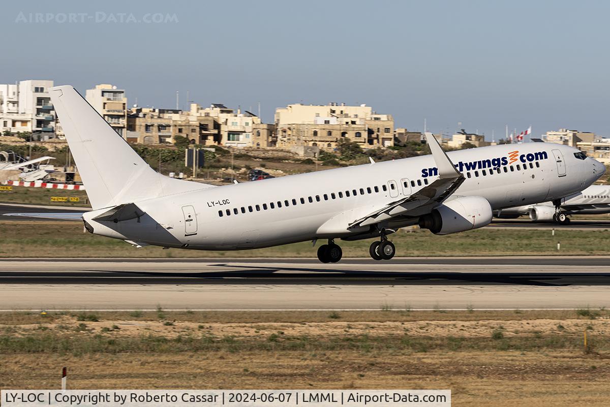 LY-LOC, 2007 Boeing 737-85P C/N 33980, Runway 13