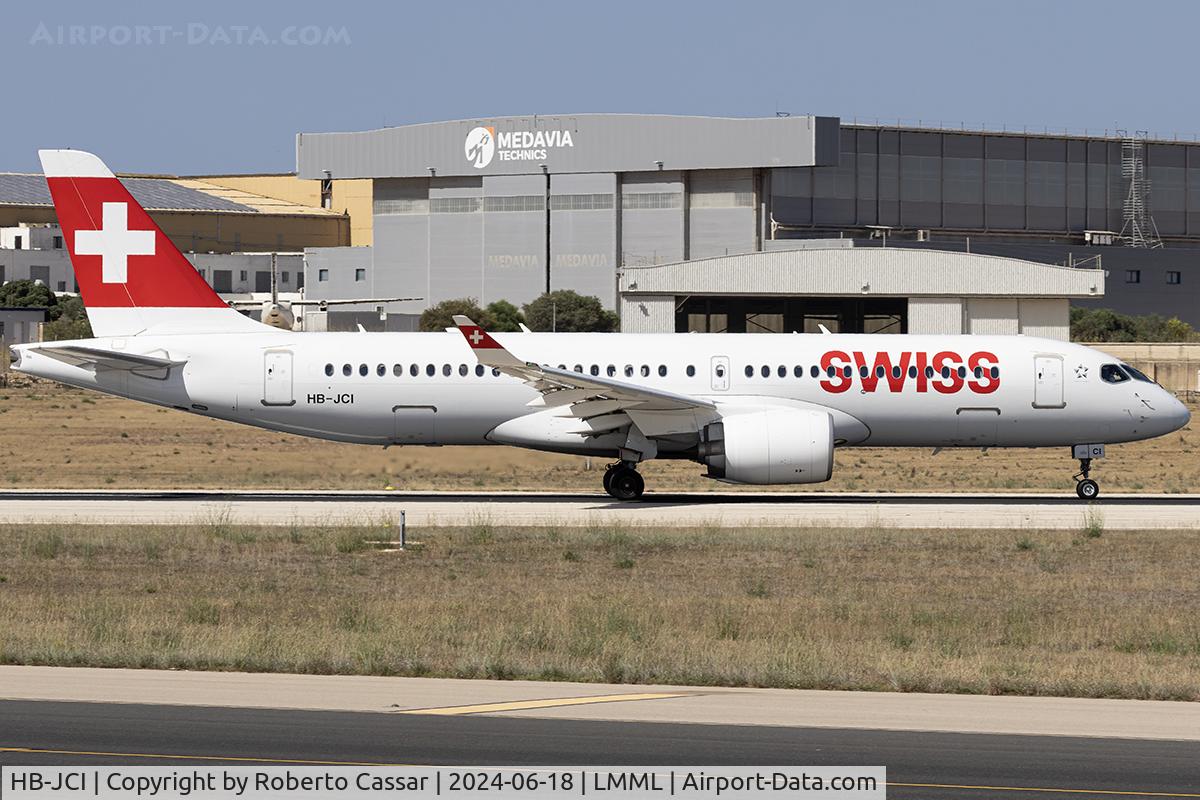HB-JCI, 2018 Bombardier CSeries CS300 (BD-500-1A11) C/N 55023, Runway 31