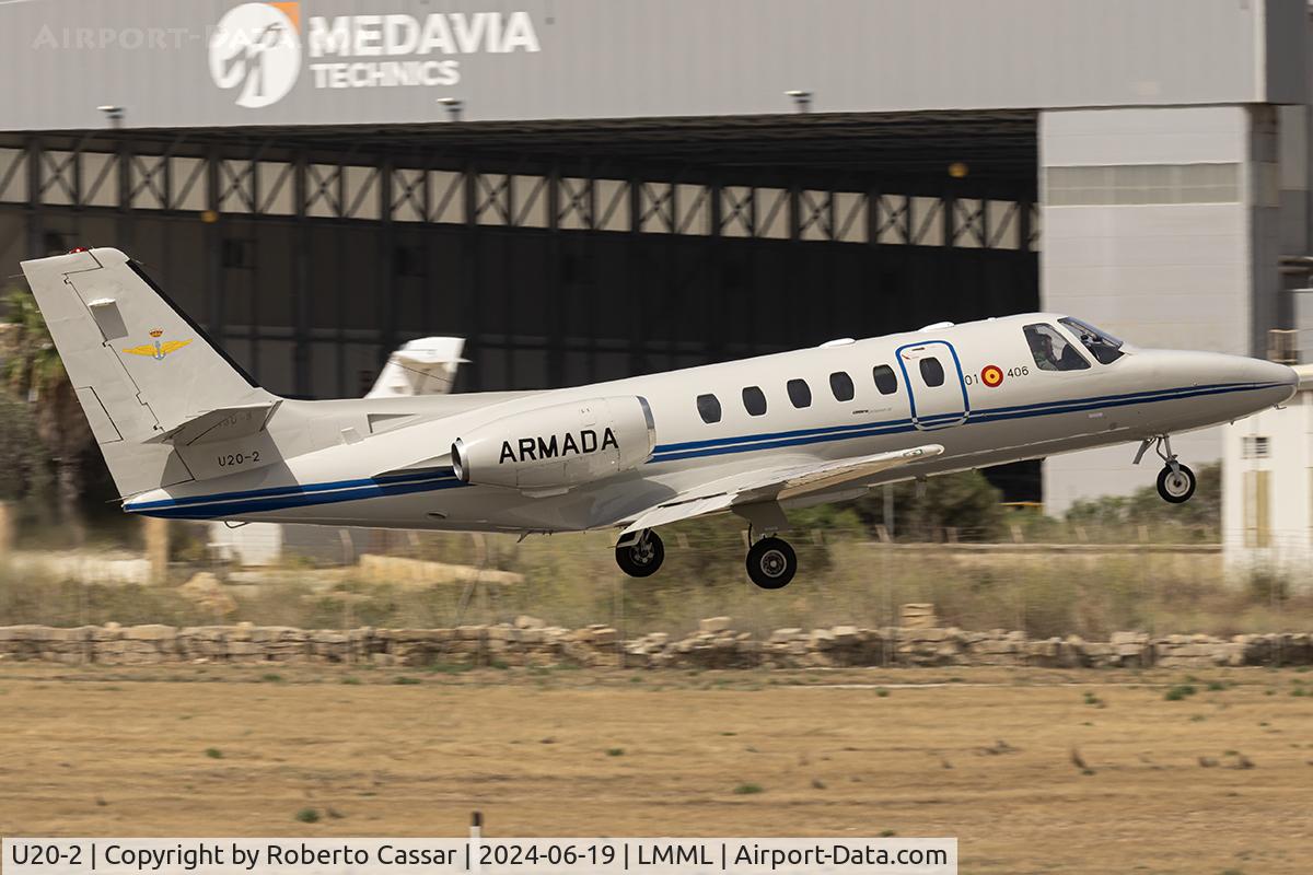 U20-2, 1982 Cessna 550 Citation Bravo C/N 550-0446, Runway 31