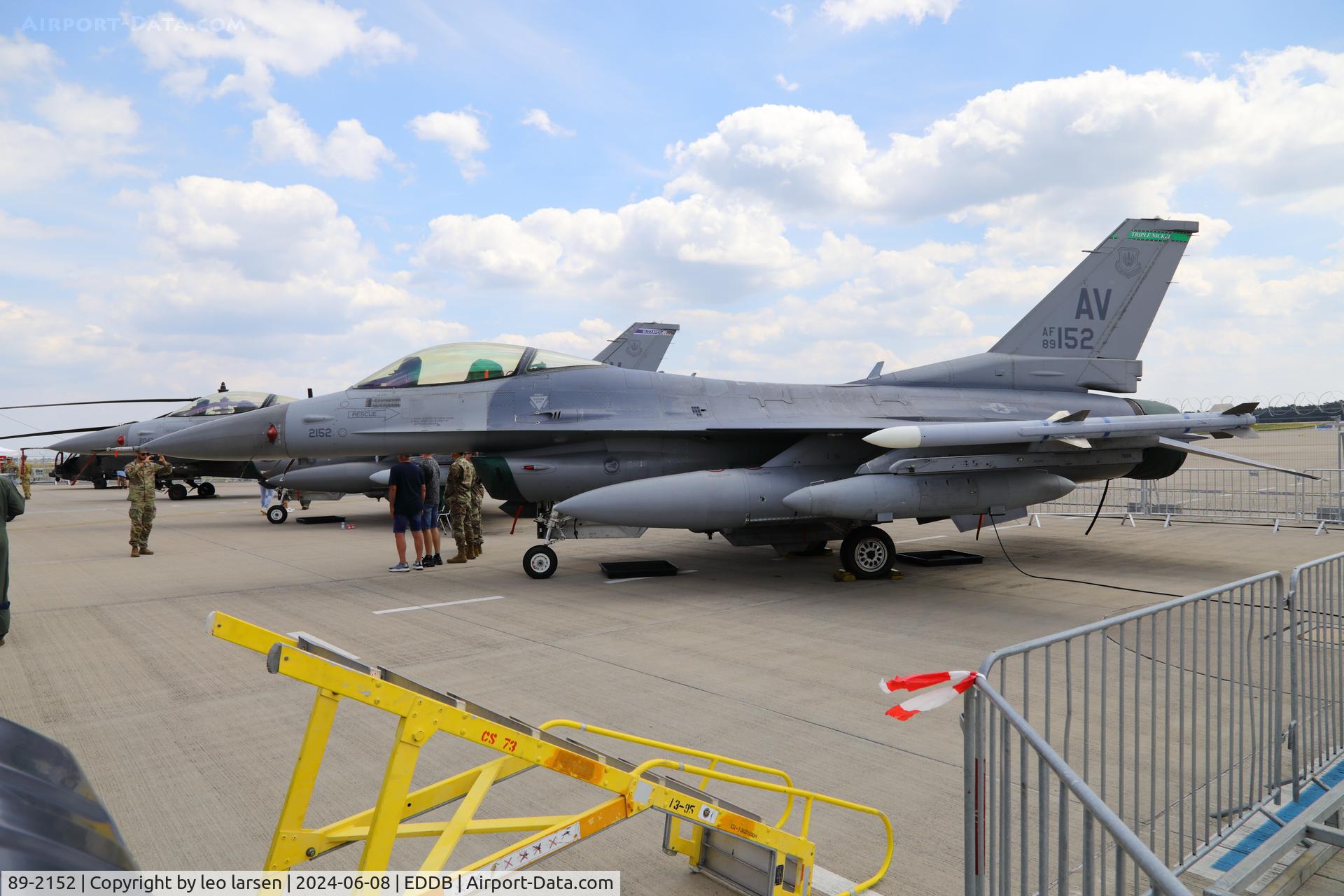89-2152, General Dynamics F-16DM Fighting Falcon C/N 1C-305, Berlin ILA 8.6.2024