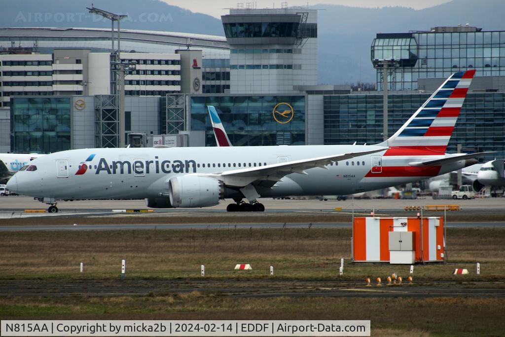 N815AA, 2016 Boeing 787-8 Dreamliner C/N 40633, Taxiing