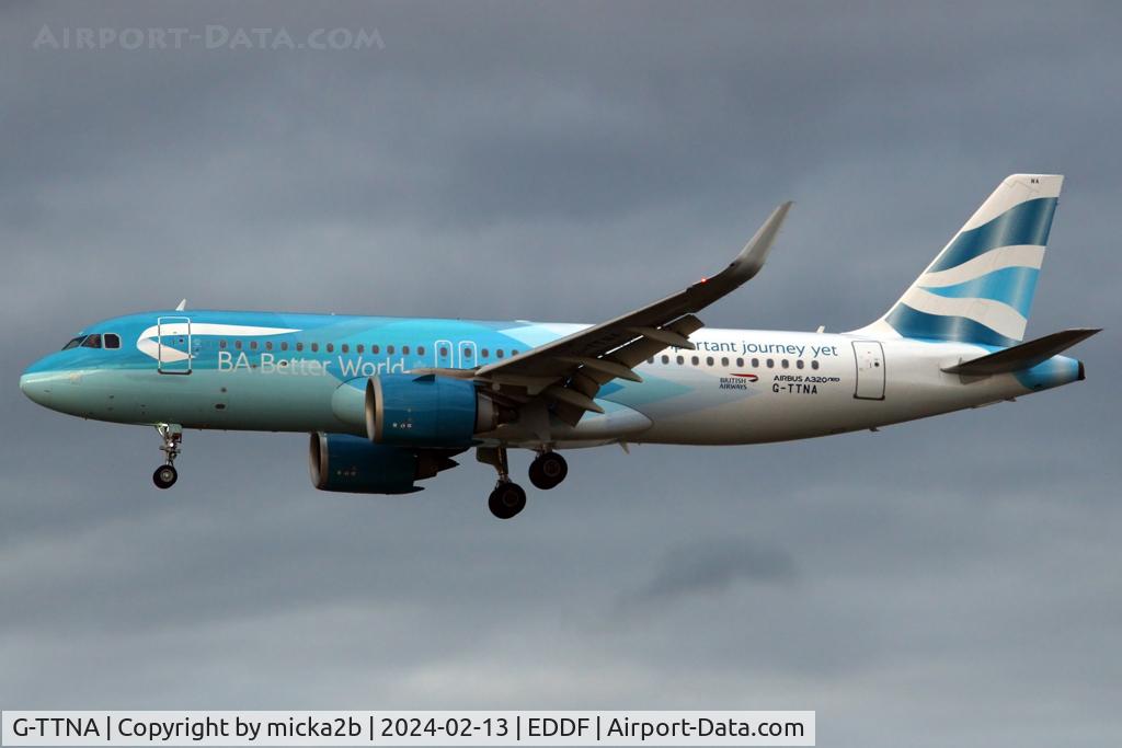 G-TTNA, 2018 Airbus A320-251N C/N 8108, Landing