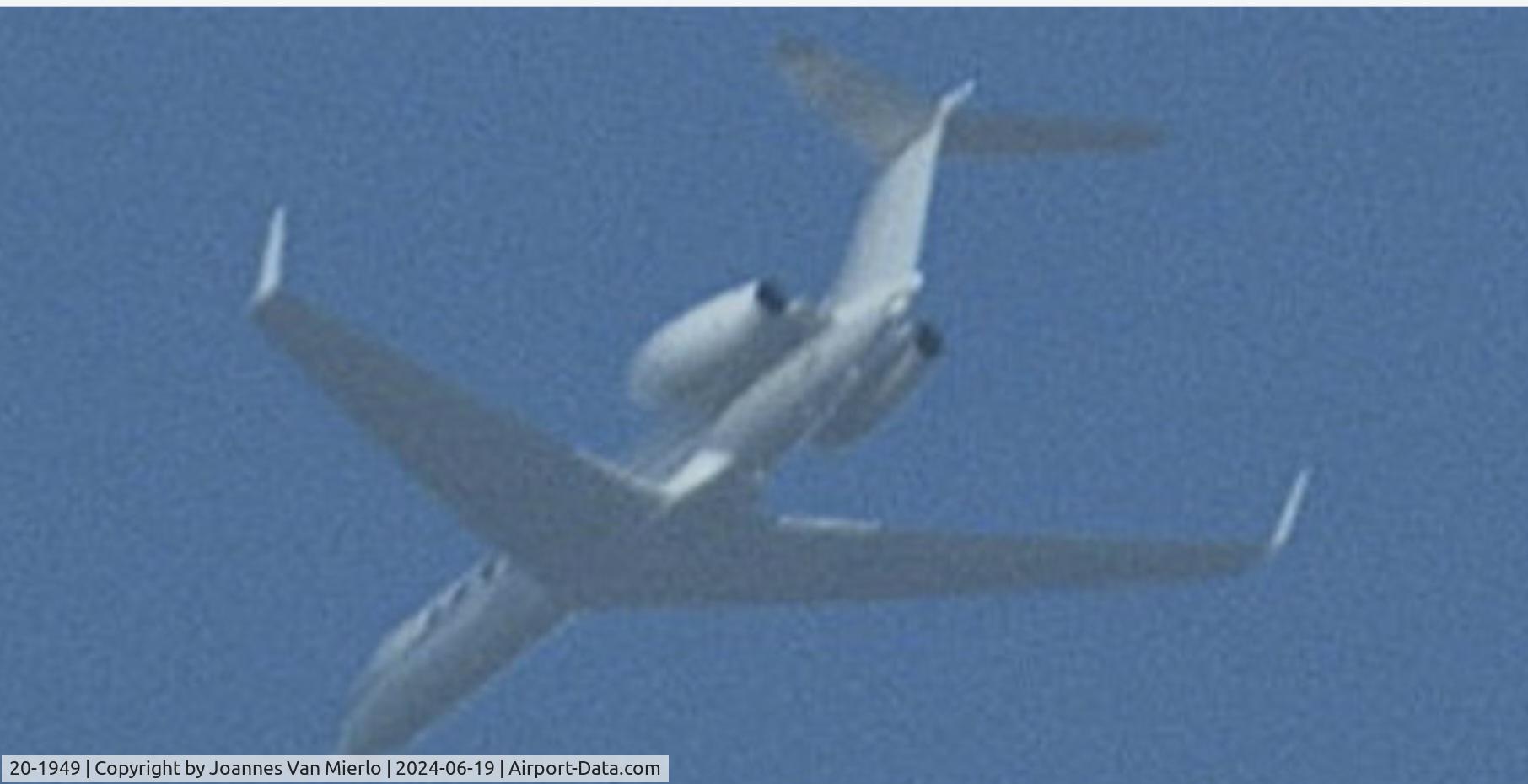 20-1949, 2020 Gulfstream C-37B Gulfstream 550 C/N 5614, Over Ghent, Belgium
