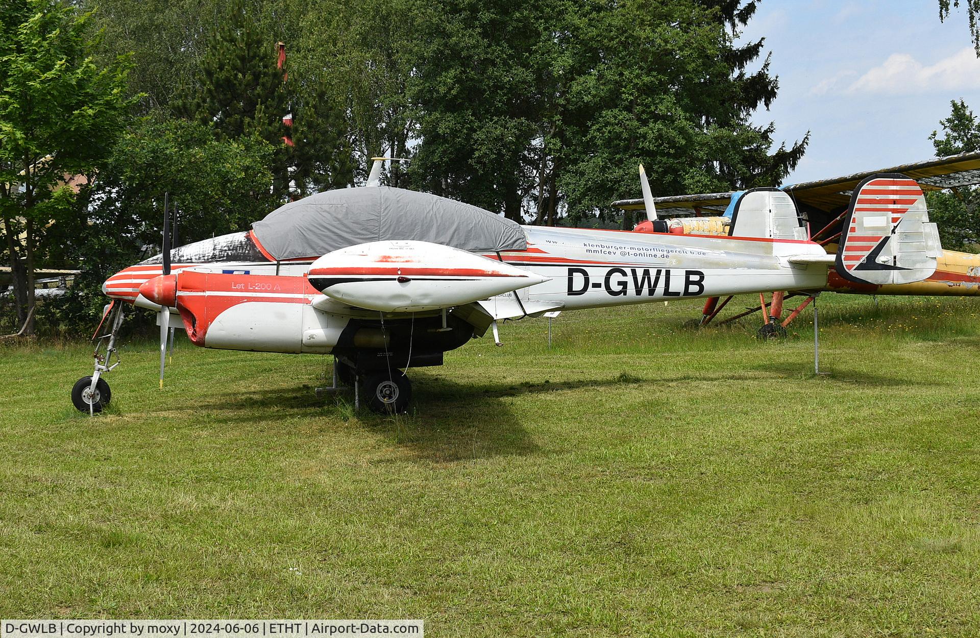 D-GWLB, Let L-200A Morava C/N 170320, Let L-200A Morava at the Cottbus Aviation Museum.