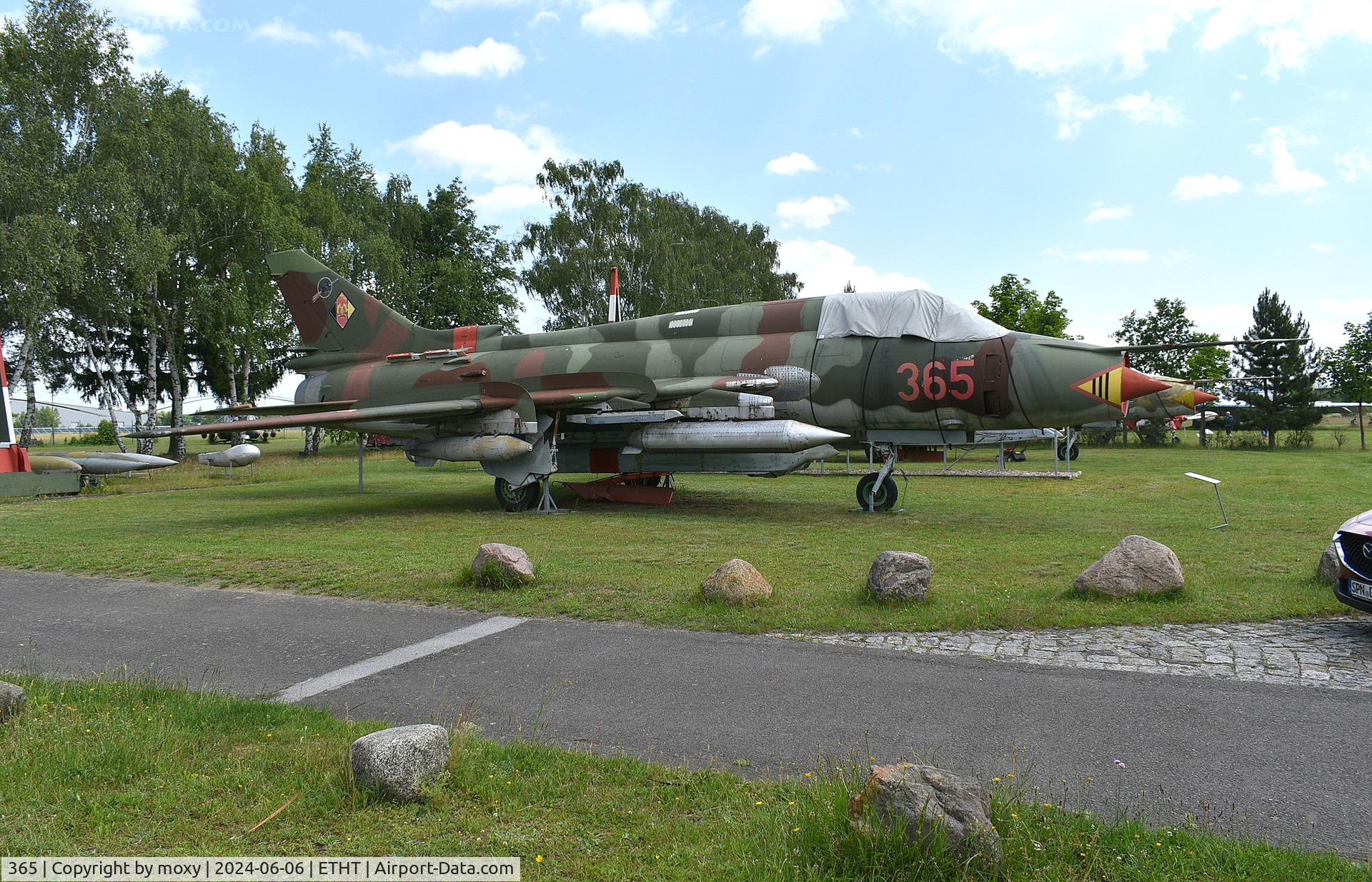 365, Sukhoi Su-22M-4 C/N 25511, Sukhoi Su-22M-4 at the Cottbus Aircraft Museum.