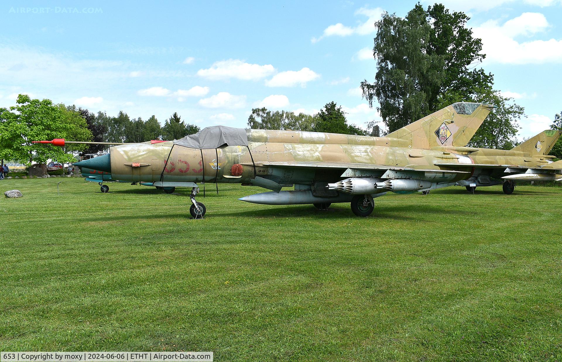 653, 1972 Mikoyan-Gurevich MiG-21MF C/N 5311, Mikoyan-Gurevich MiG-21MF at the Cottbus Aircraft Museum.